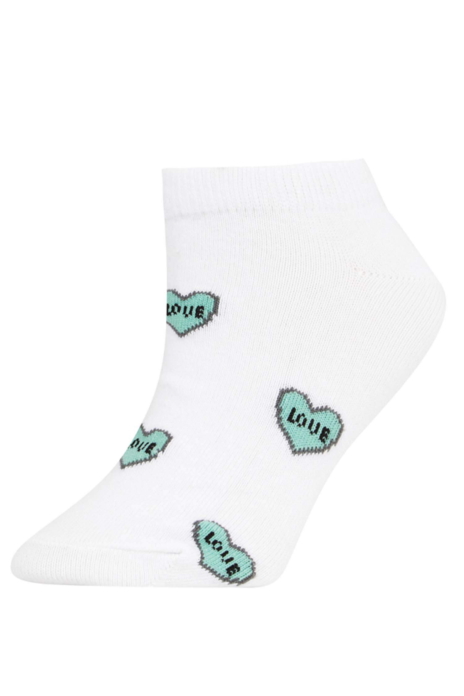 Kız Çocuk 3'lü Pamuklu Patik Çorap