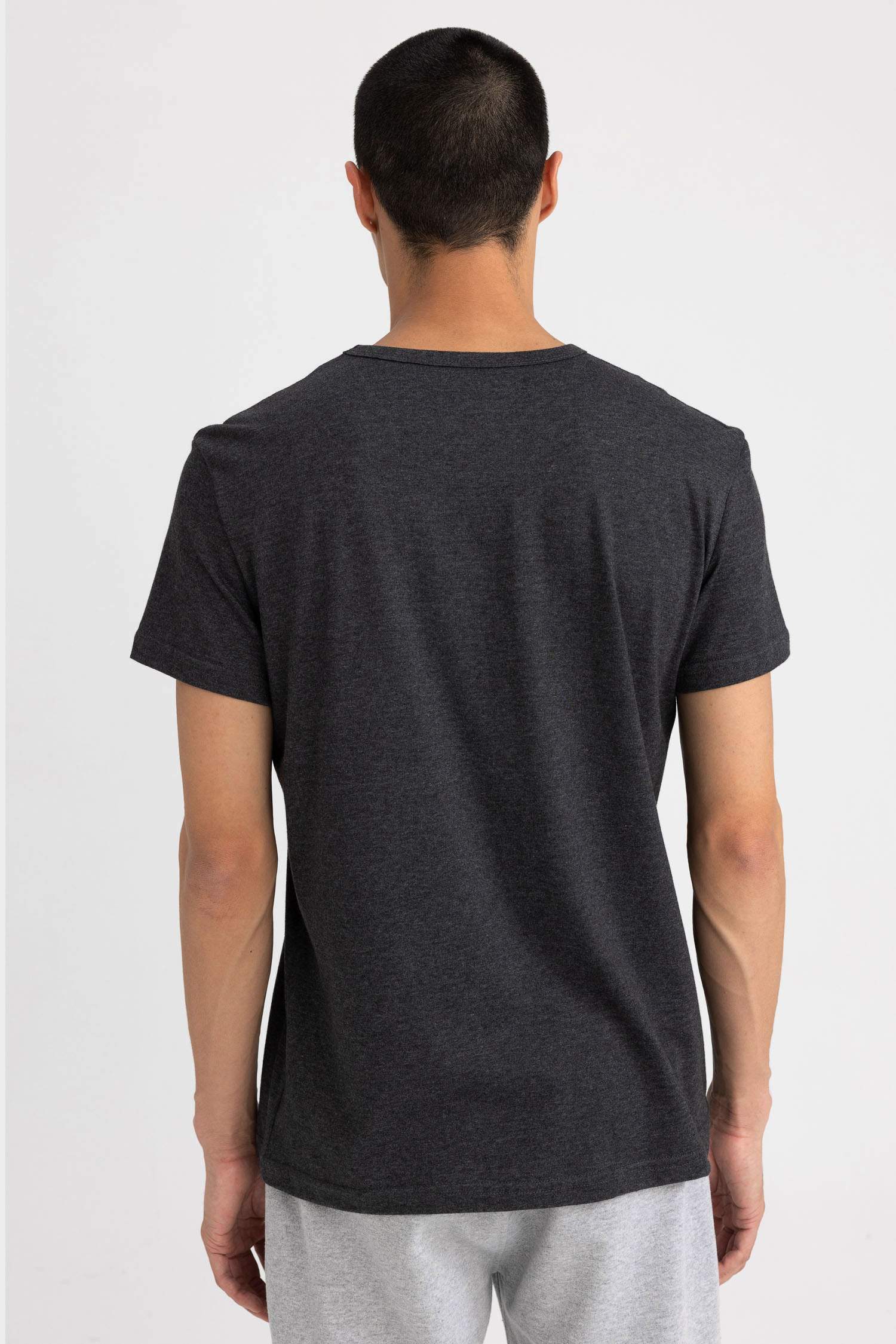 слим пішімі v жаға Трикотаж көйлектер