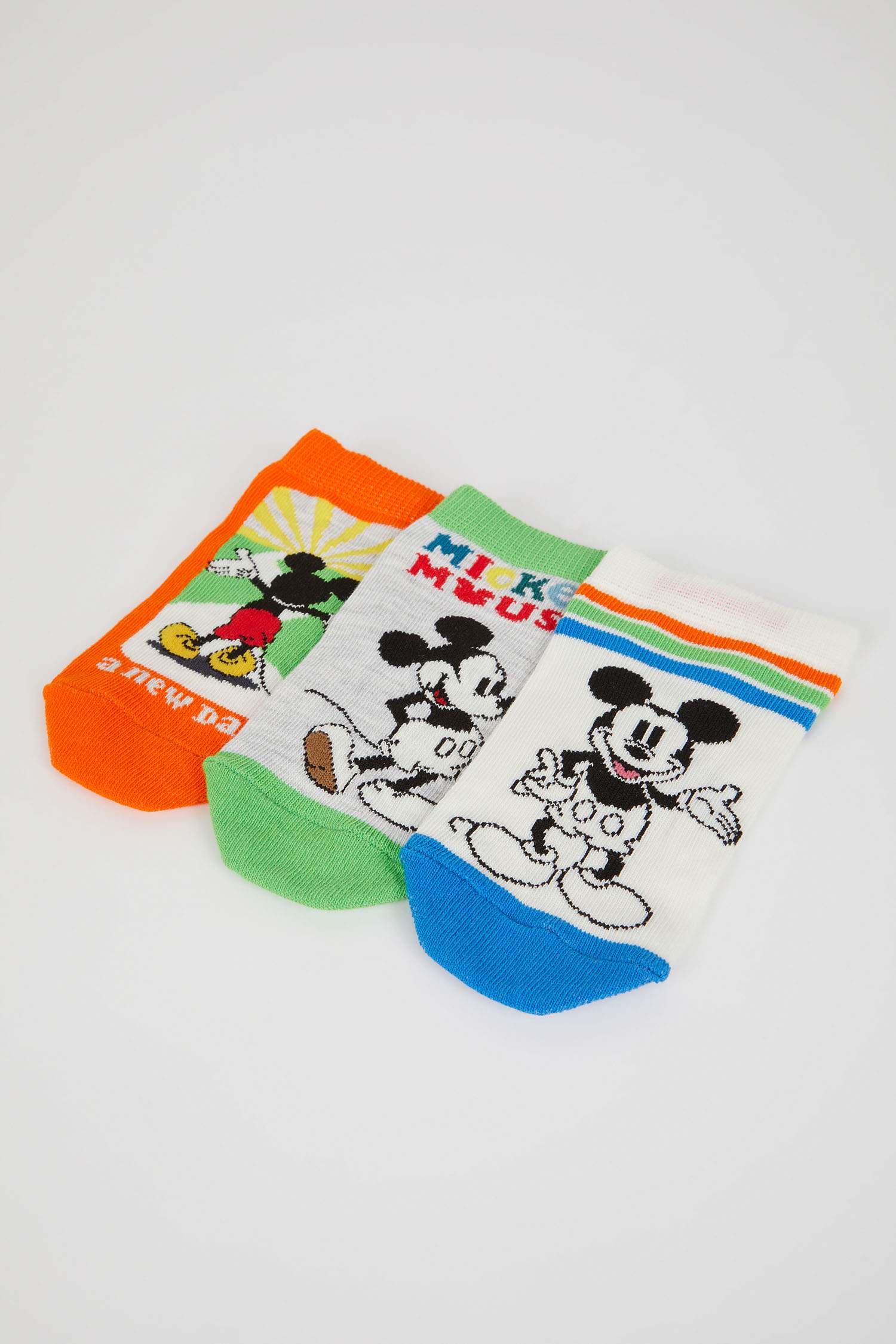 Chaussettes Courtes Coton 3 Mickey & Minnie (Standard Characters) Garçon
