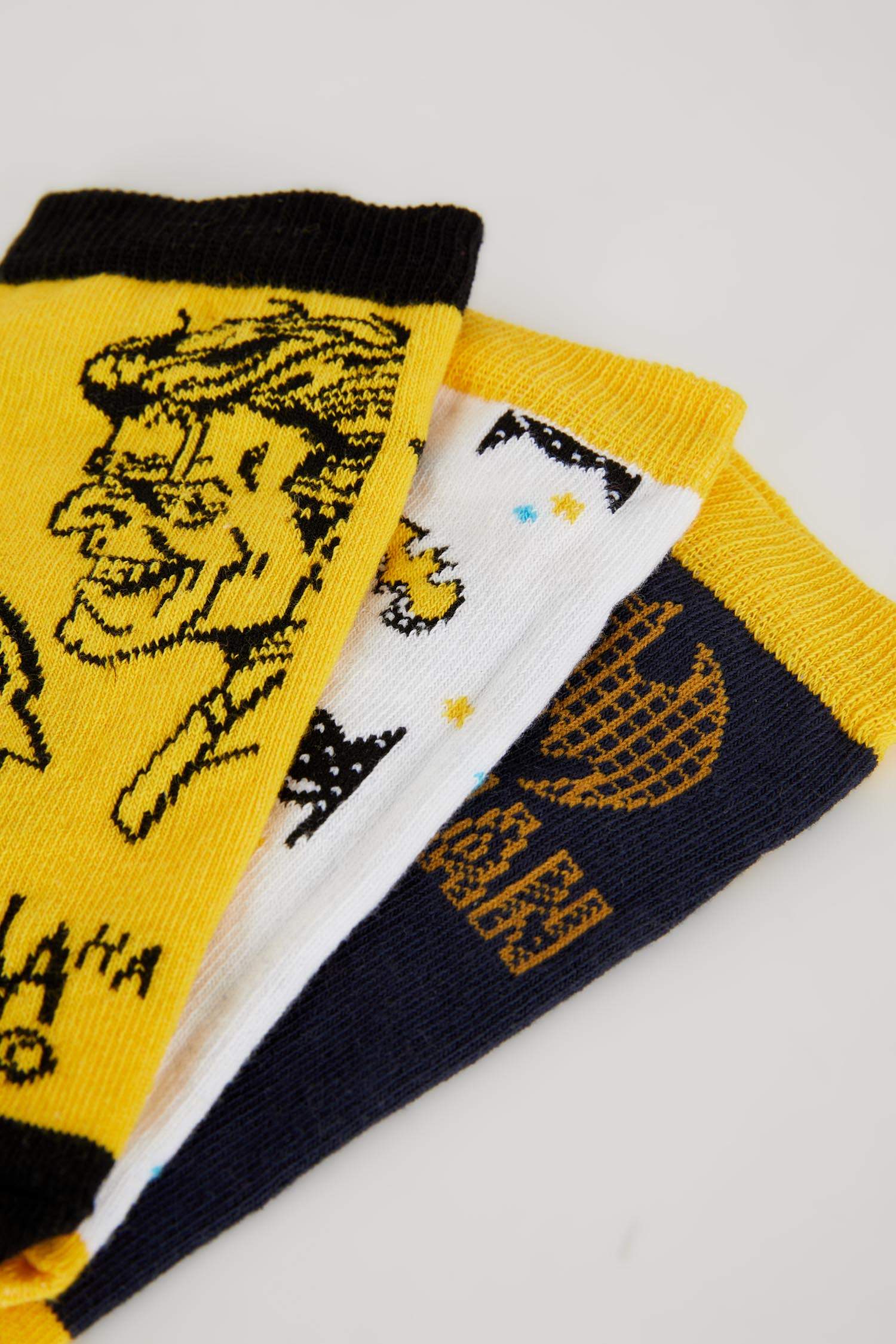 Erkek Çocuk Batman Pamuklu 3'lü Patik Çorap