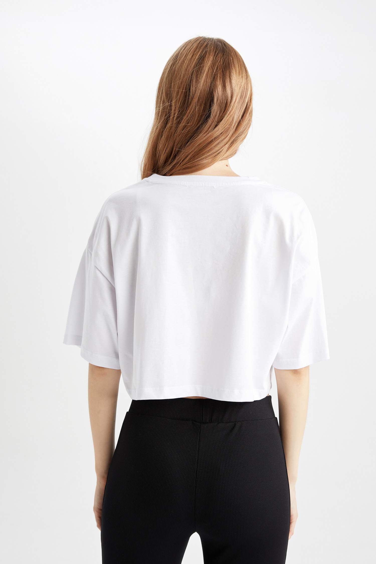 T-Shirt Coupe Ample À Manches Courtes