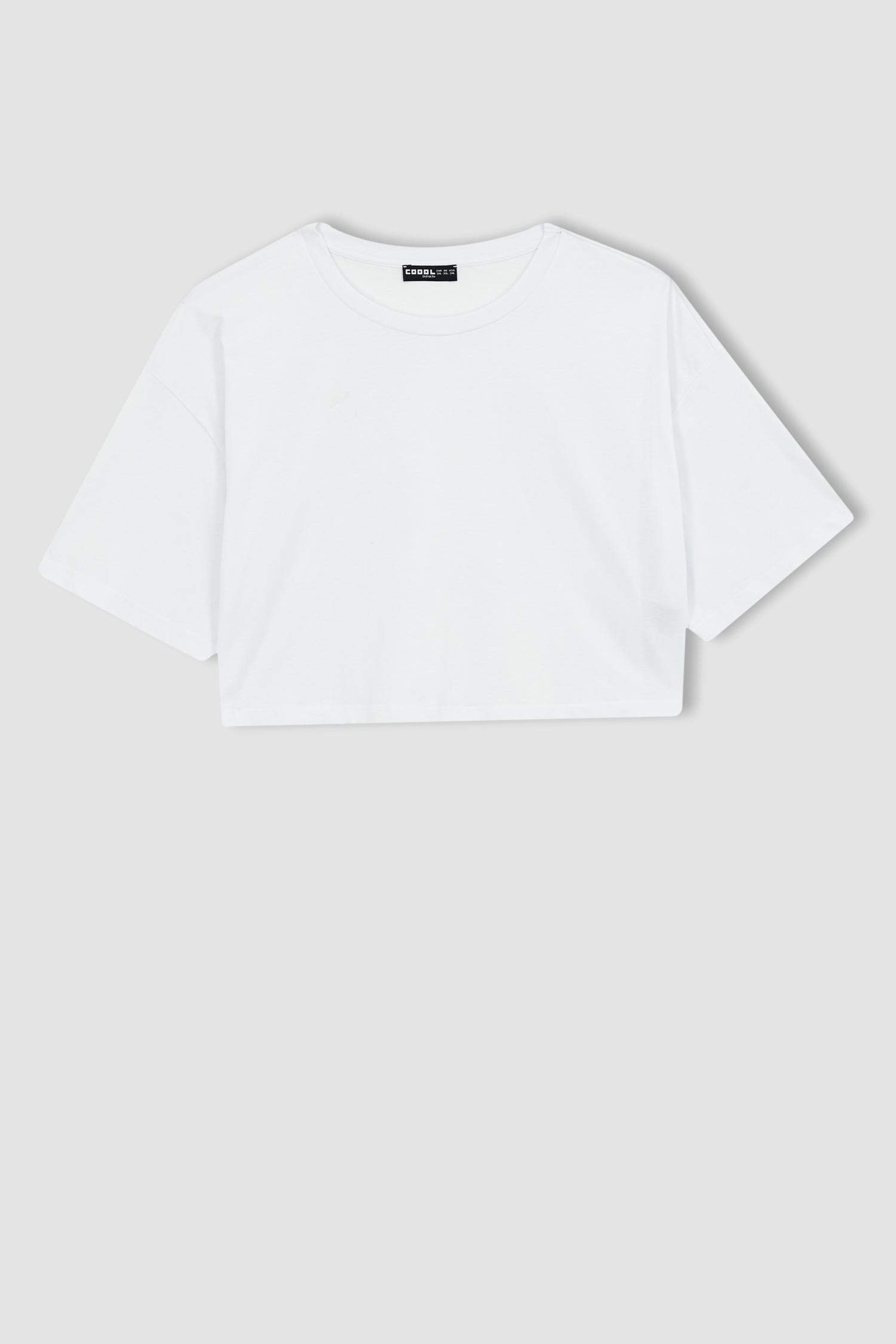 T-Shirt Coupe Ample À Manches Courtes