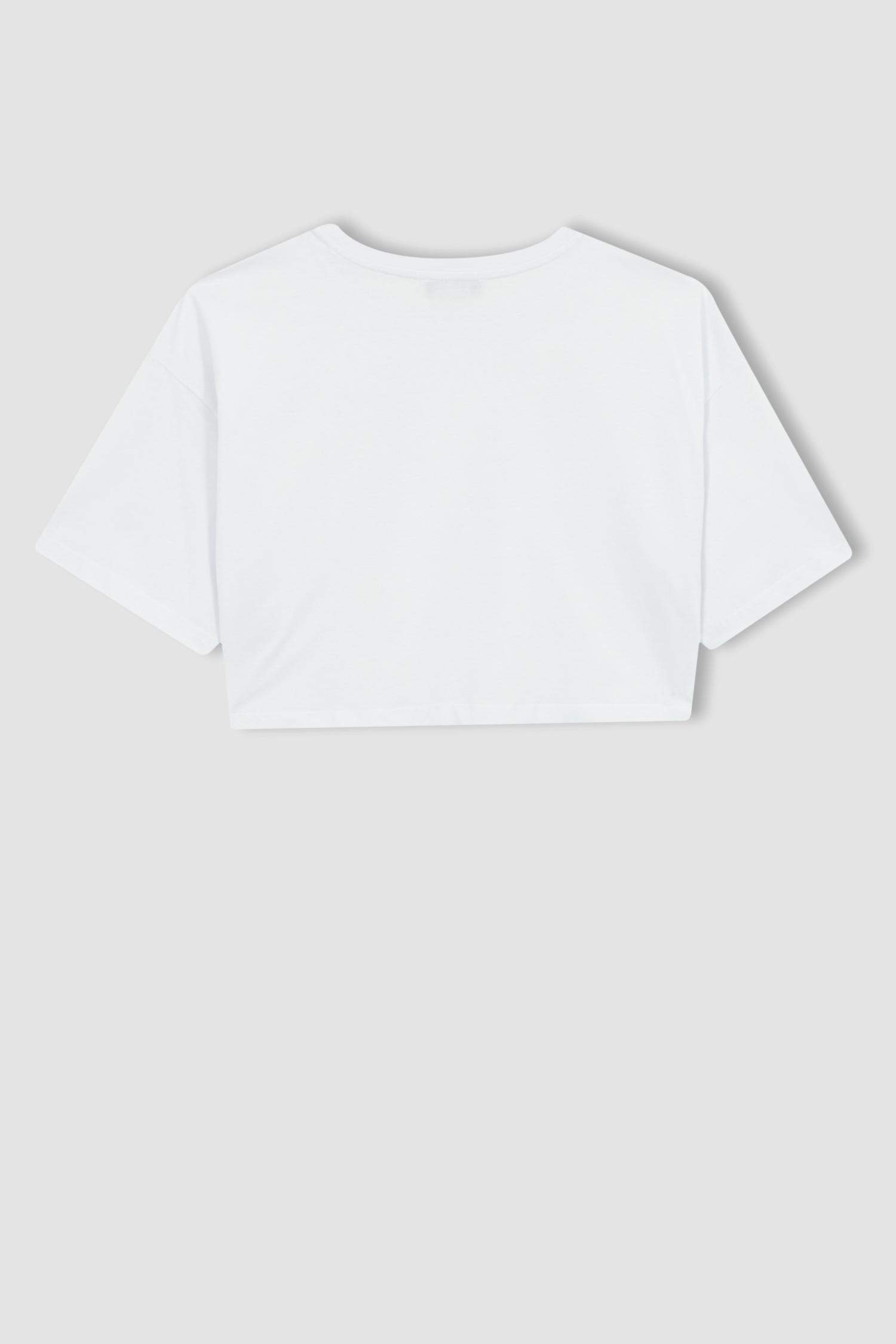 T-Shirt Coupe Ample À Manches Courtes