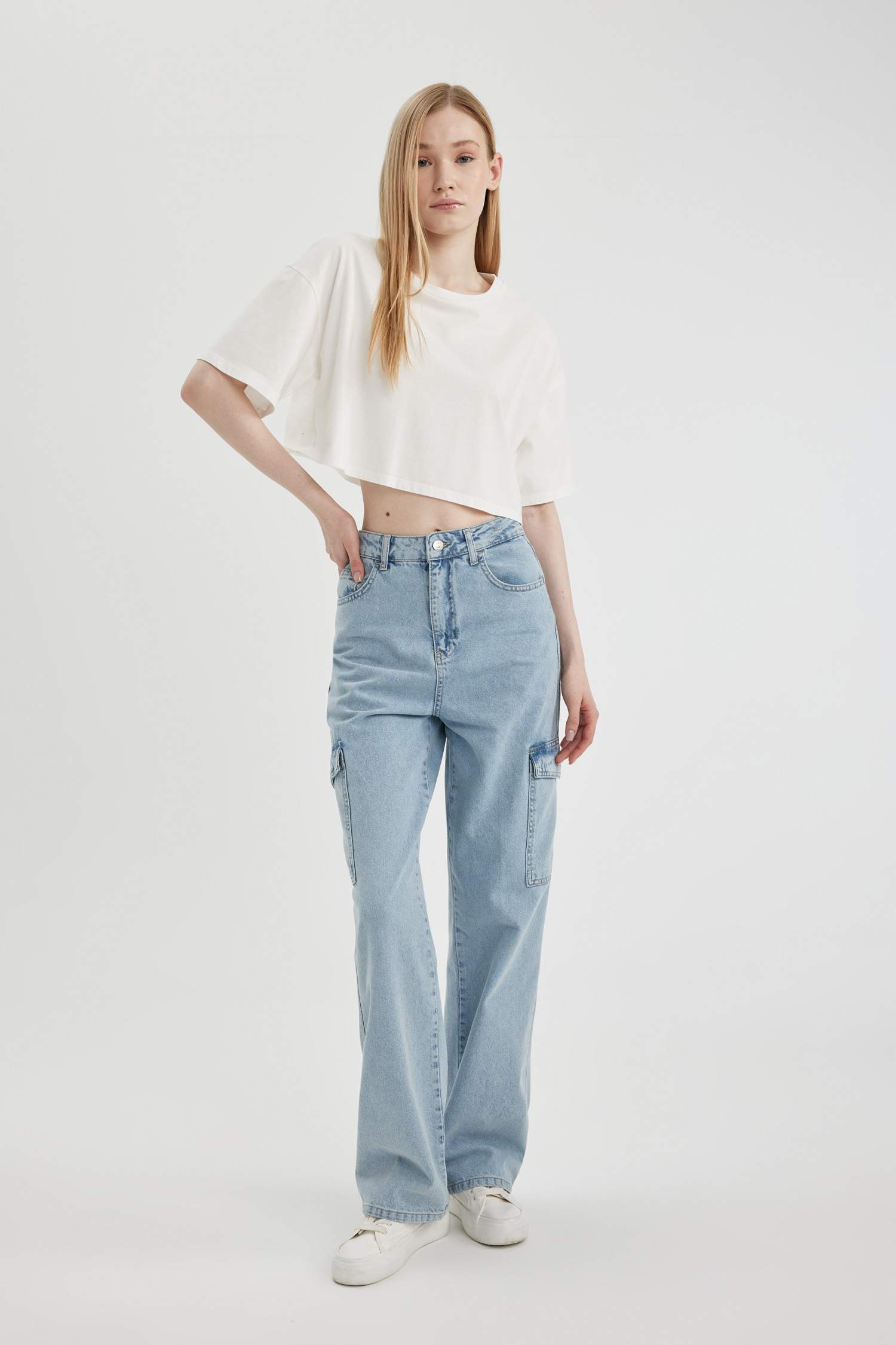 Loose Fit Basic Short Sleeve T-Shirt