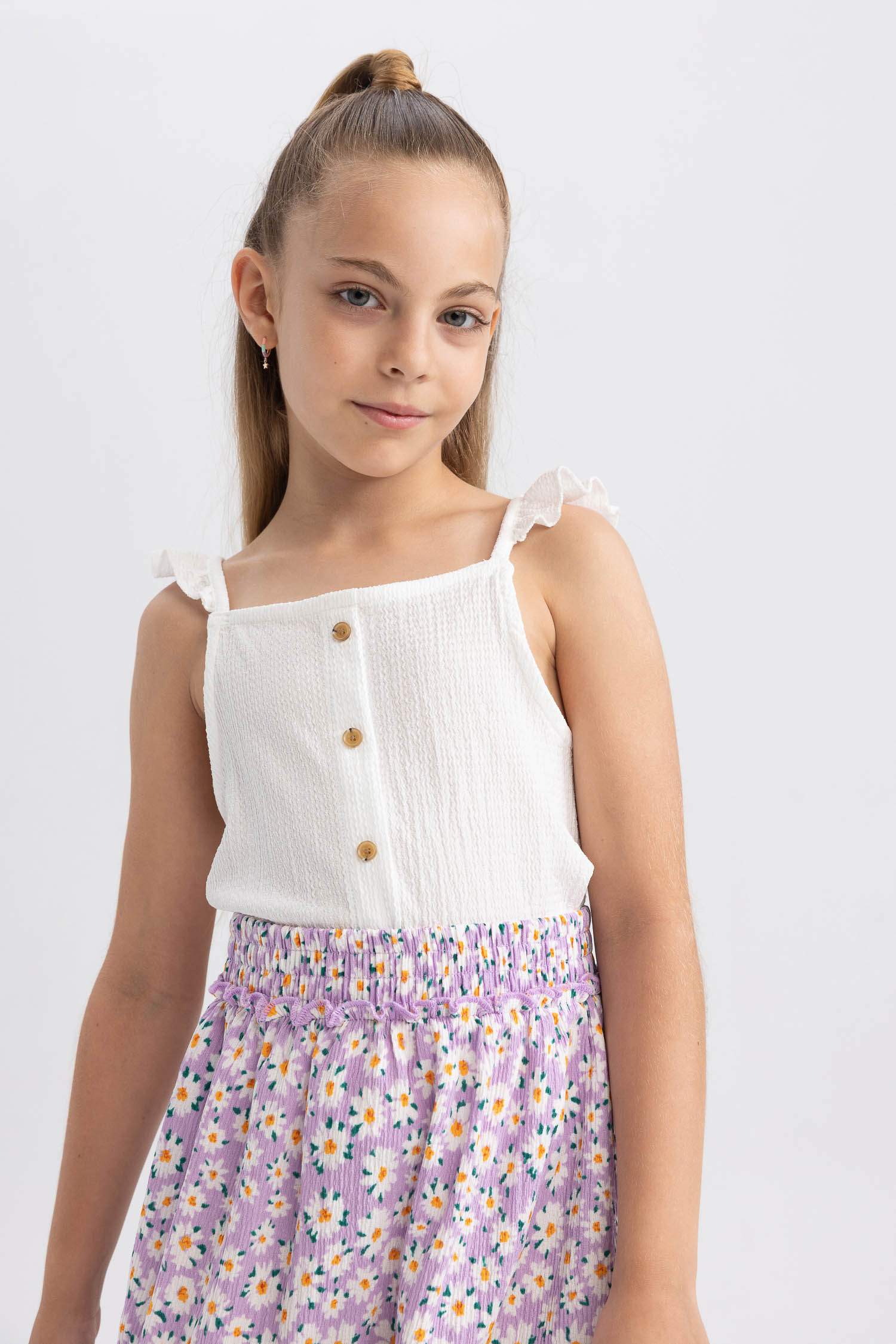 Débardeur Fille Coupe Regular