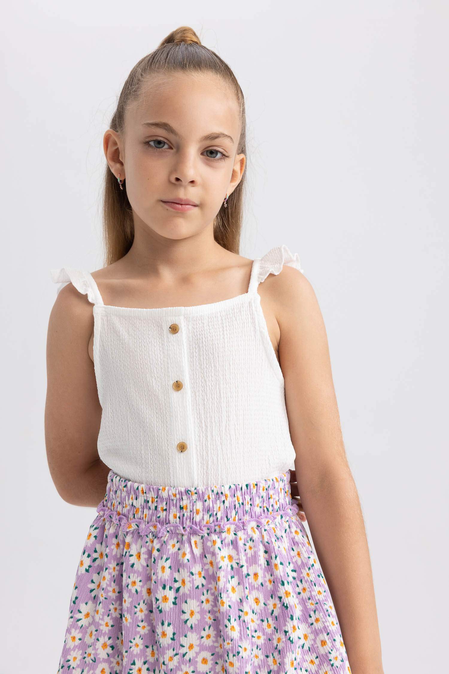 Débardeur Fille Coupe Regular