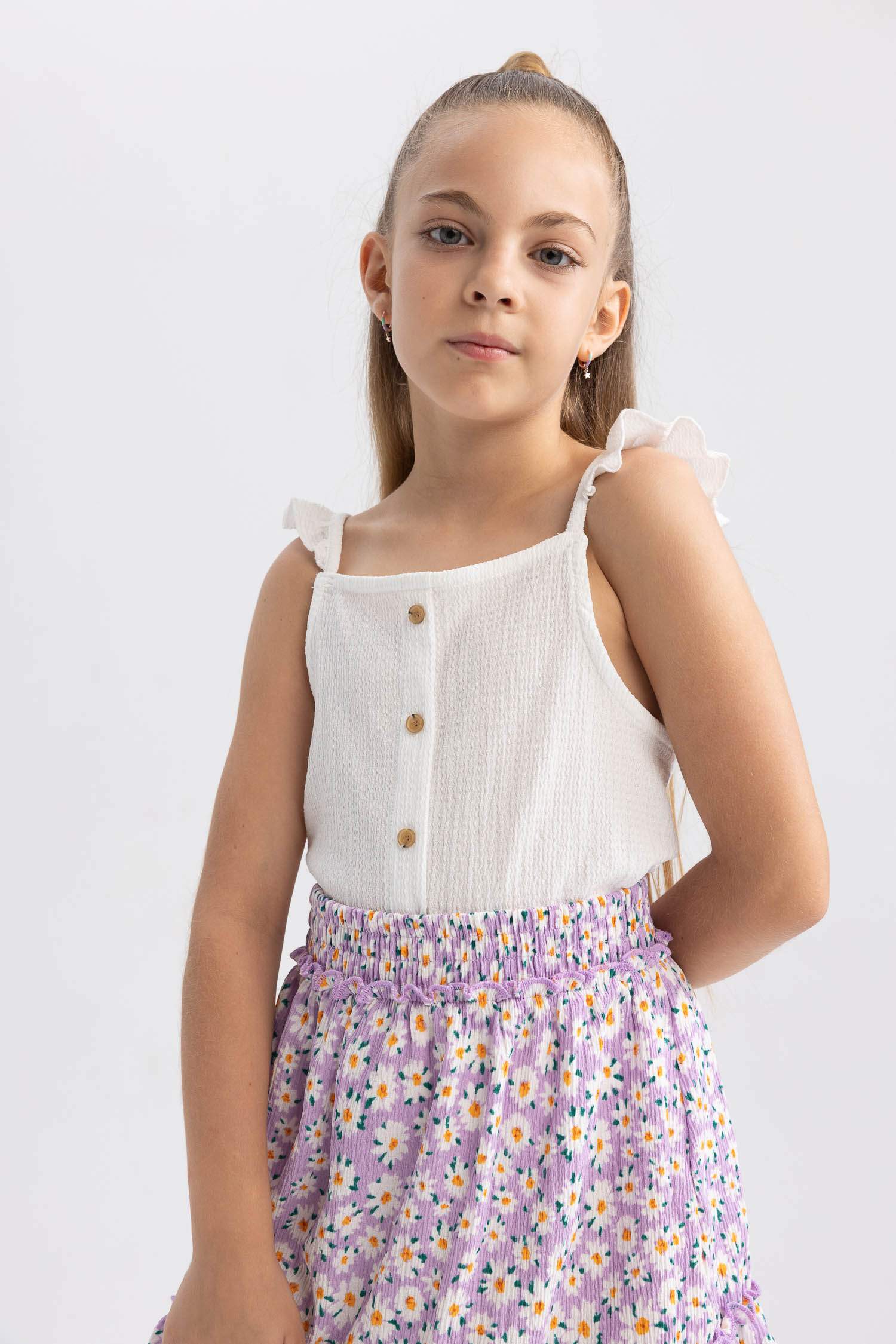 Débardeur Fille Coupe Regular