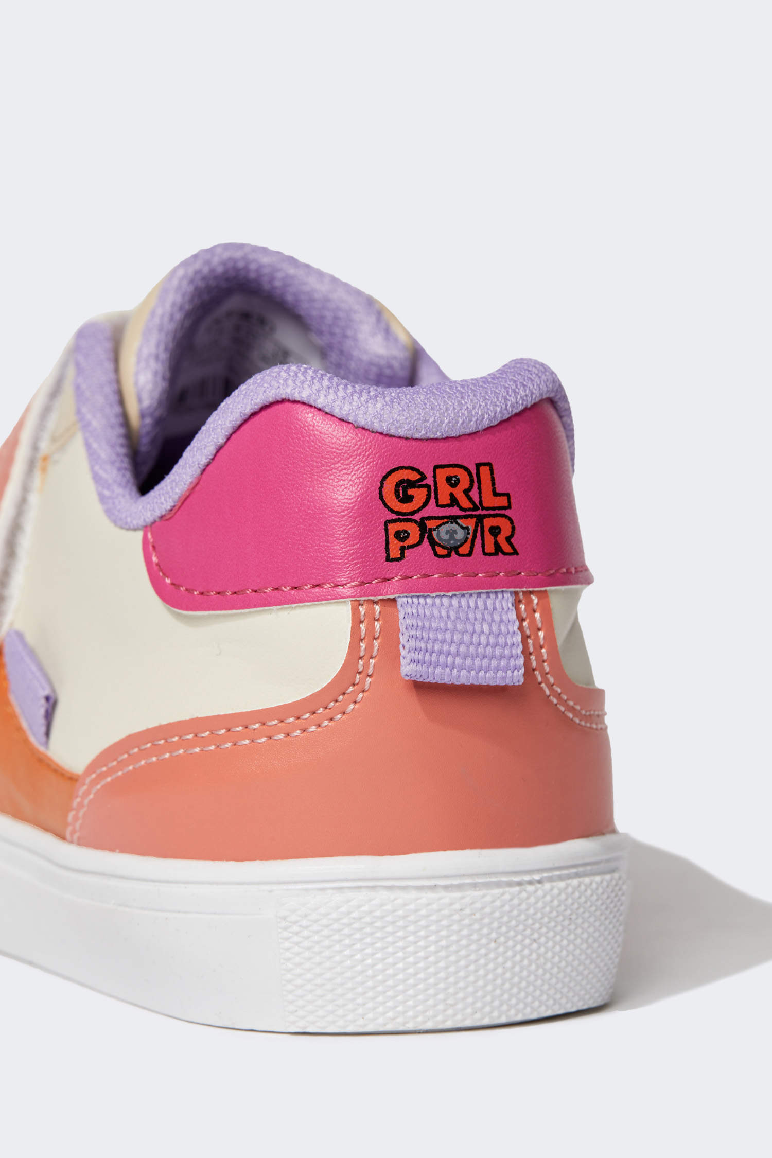 Defacto Kız Çocuk Powerpuff Girls Lisanslı Cırt Cırtlı Spor Ayakkabı. 5