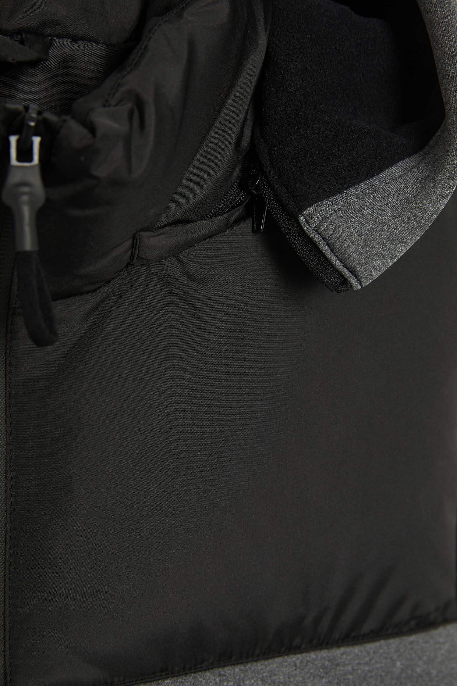 Slim Fit Kapüşonlu Şişme Yelek