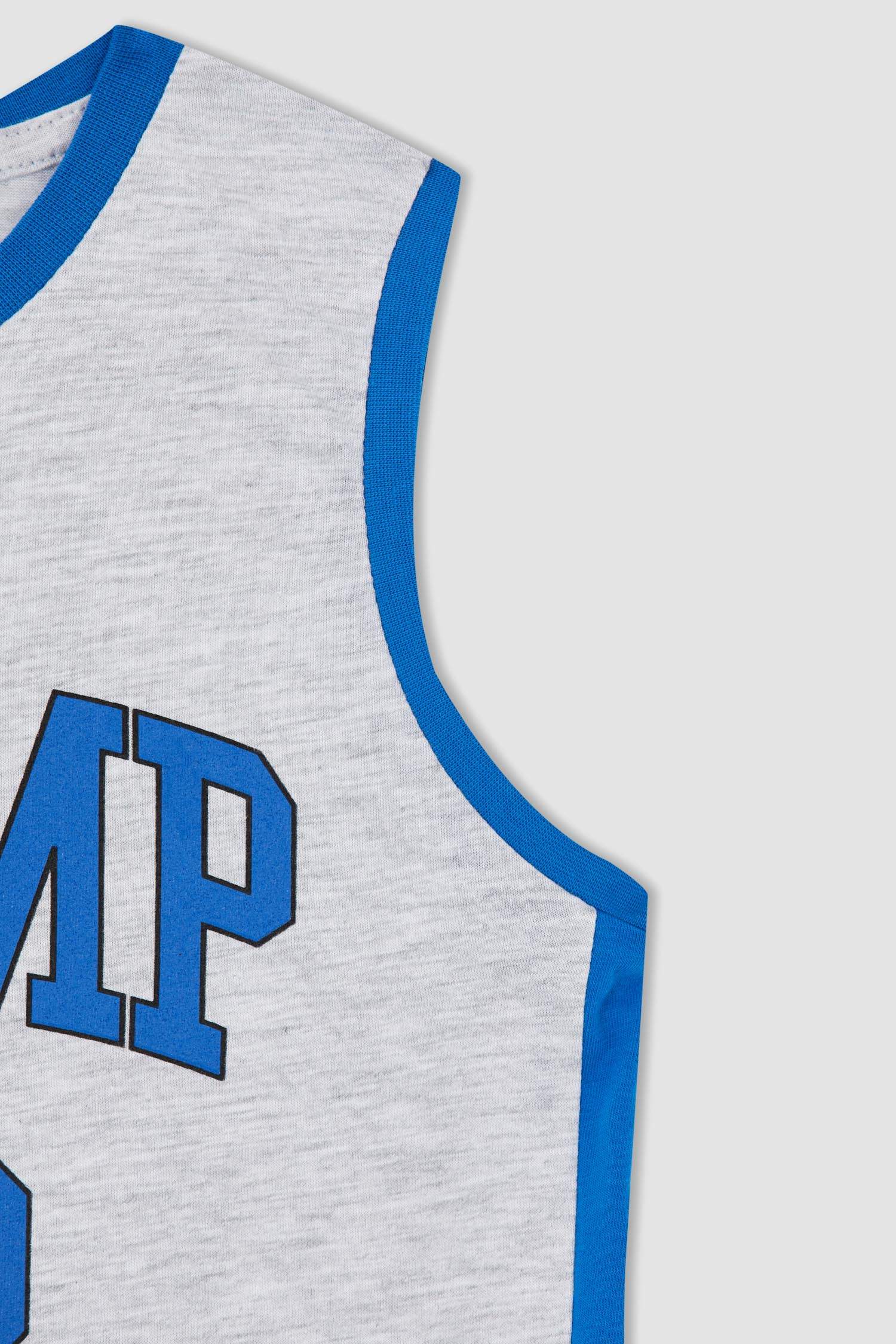 Комплект: Шорты и майка стандартного кроя с принтом для мальчиков