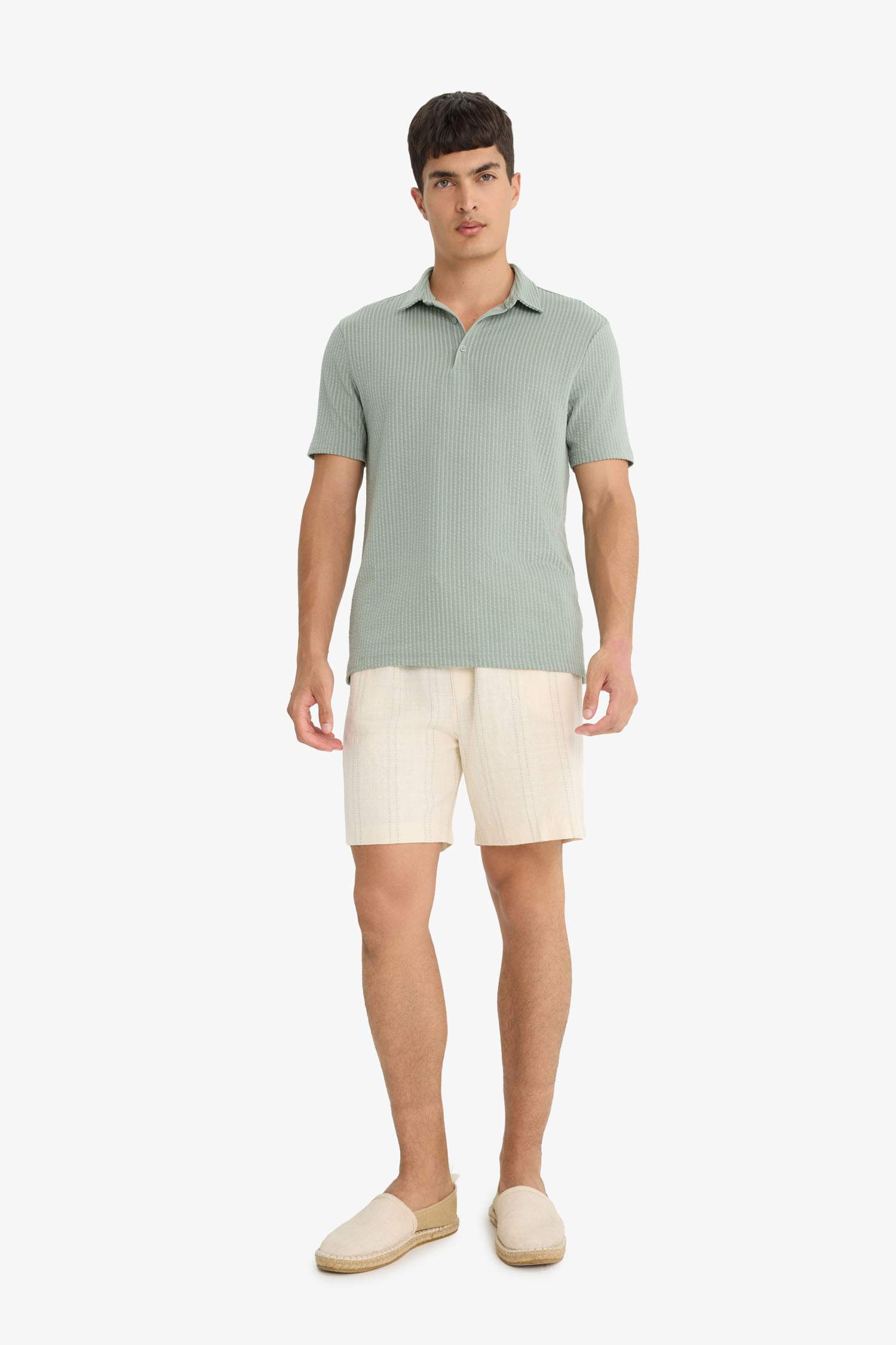 Slim Fit Short Sleeve Polo T-Shirt