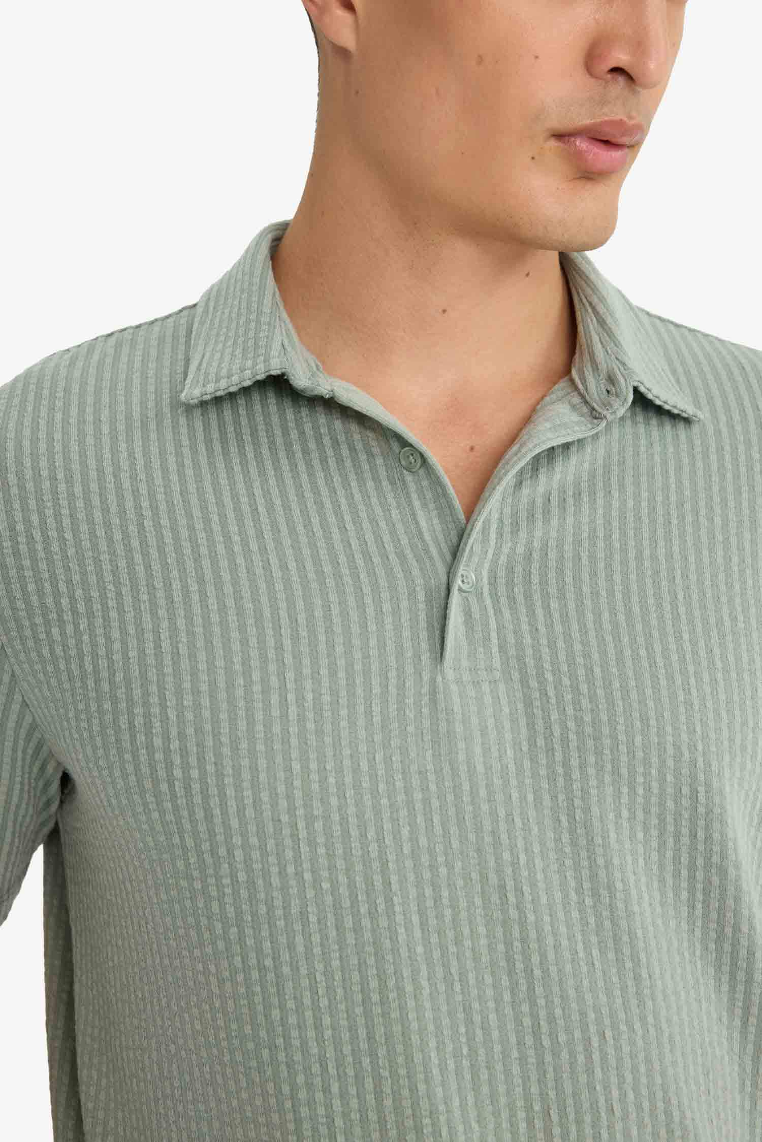 Slim Fit Short Sleeve Polo T-Shirt