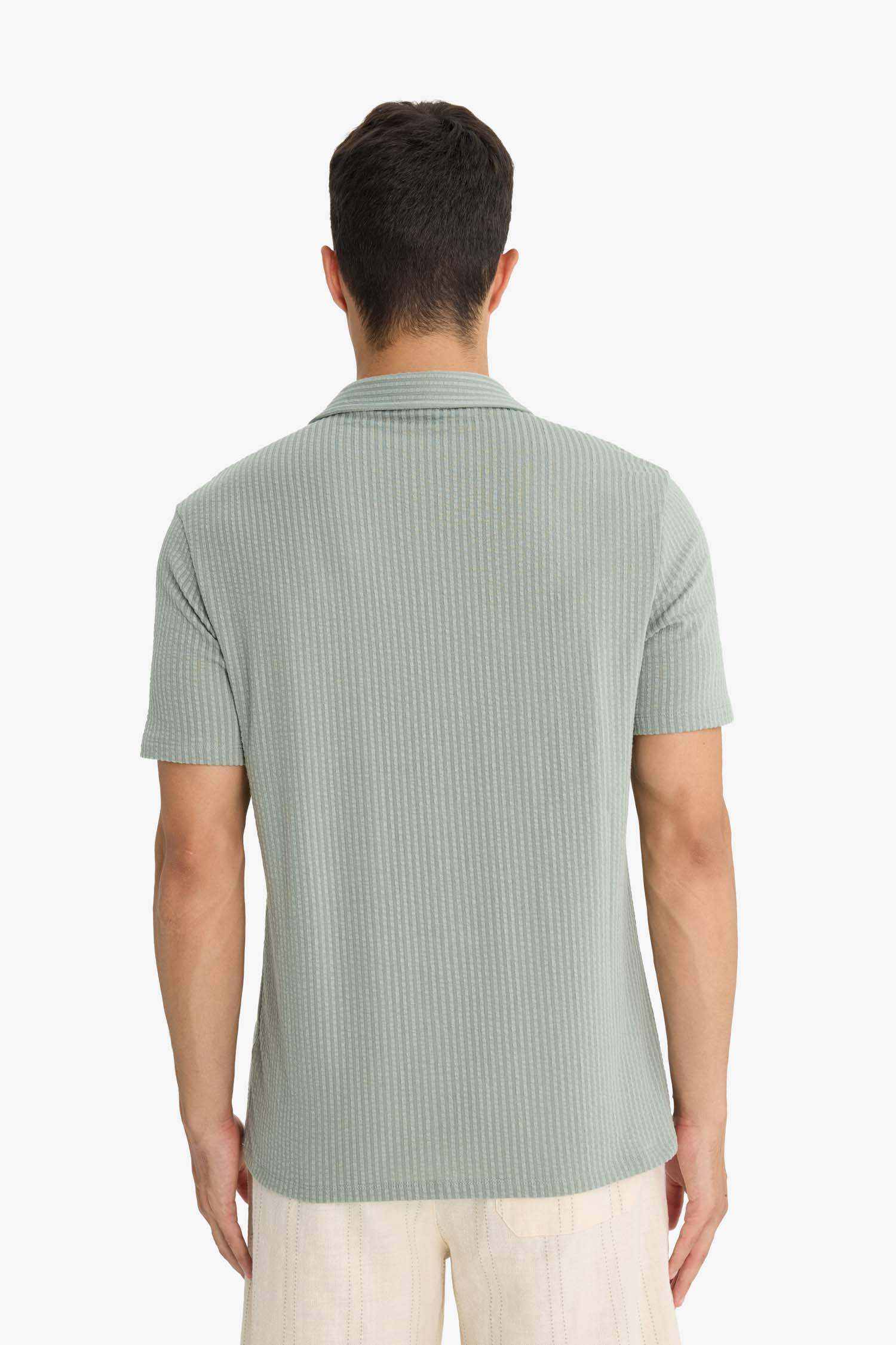 Slim Fit Short Sleeve Polo T-Shirt