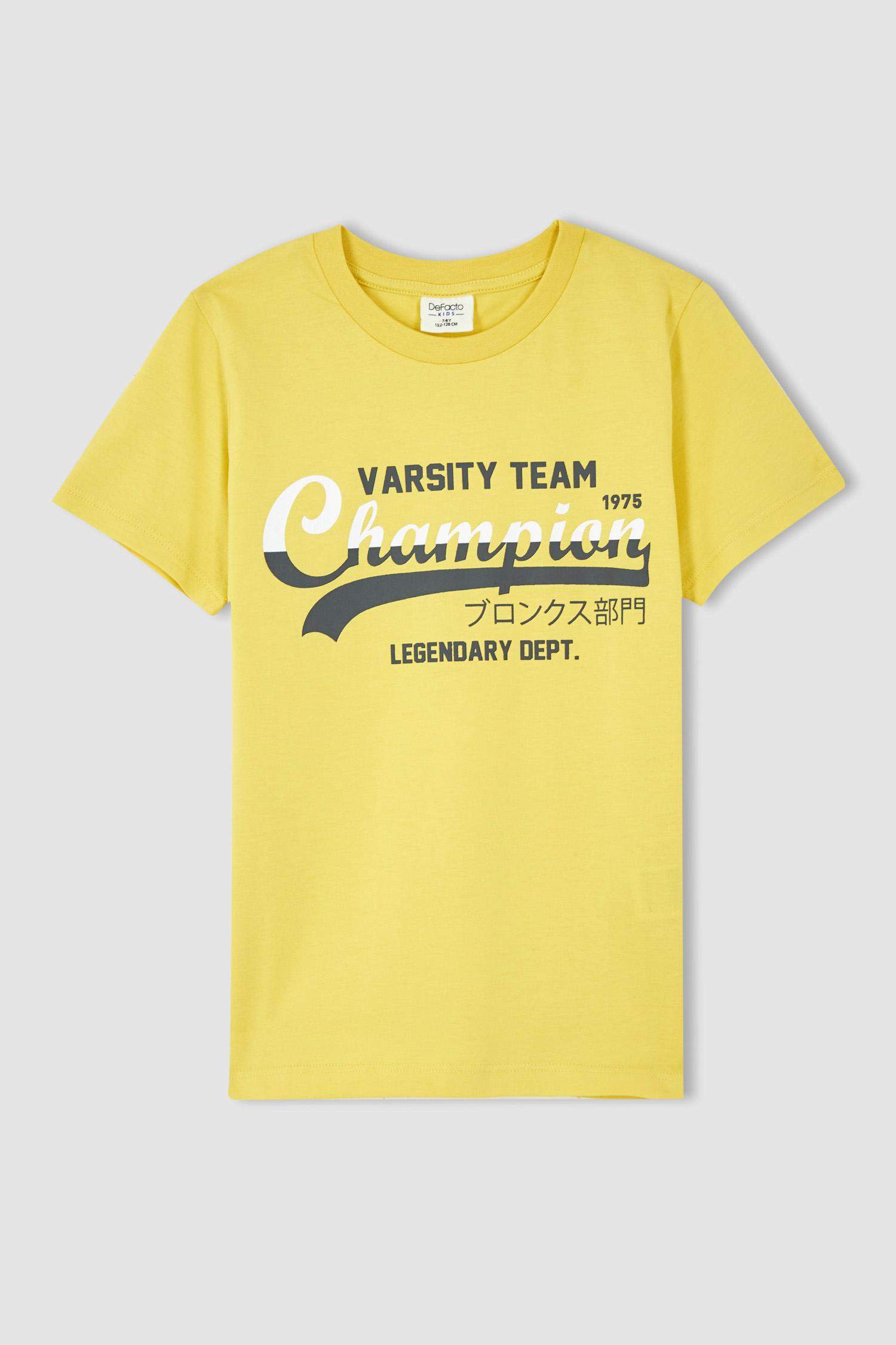 Футболка с круглым вырезом для мальчиков