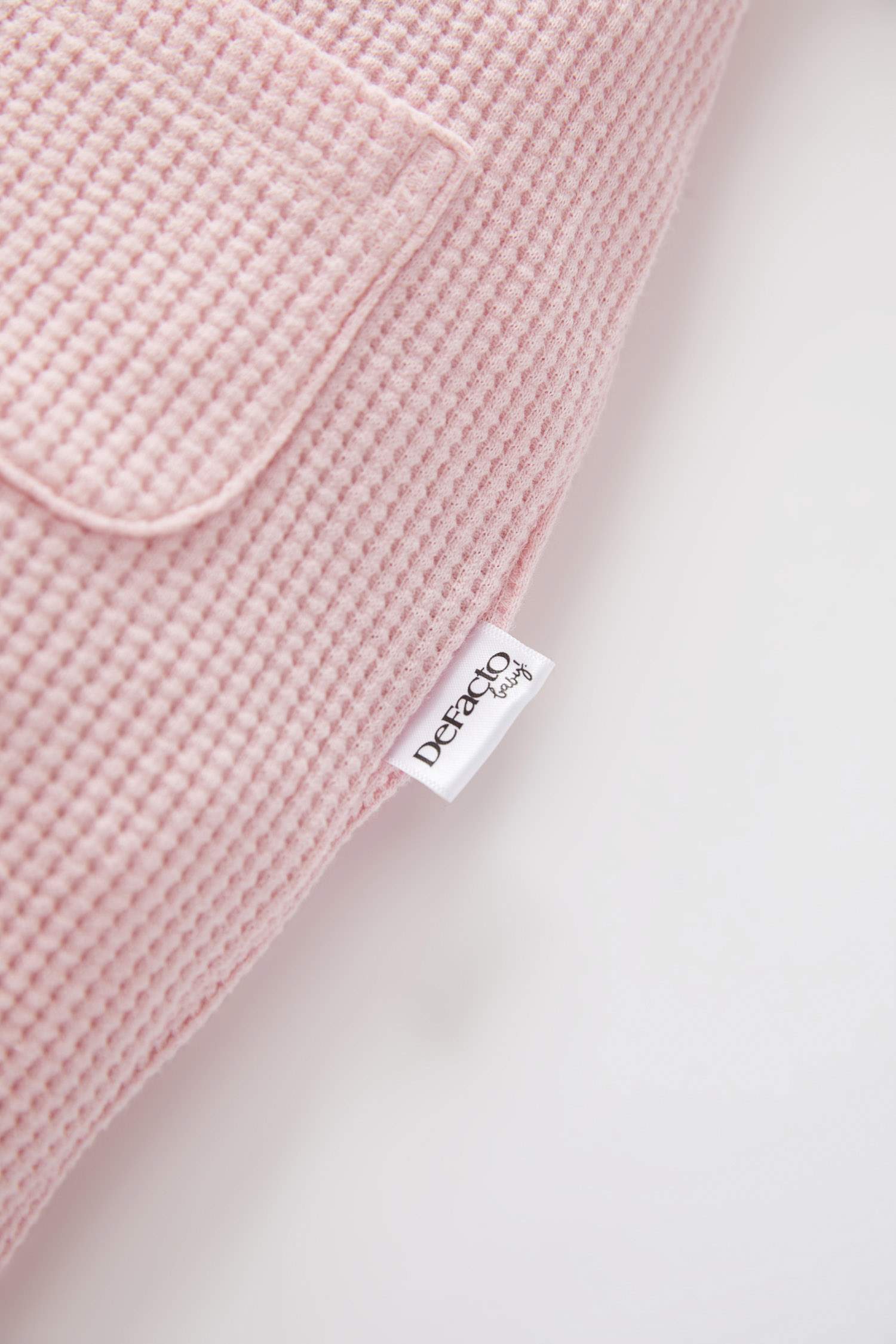 أفرول بناتي قصير بجيب مزخرف