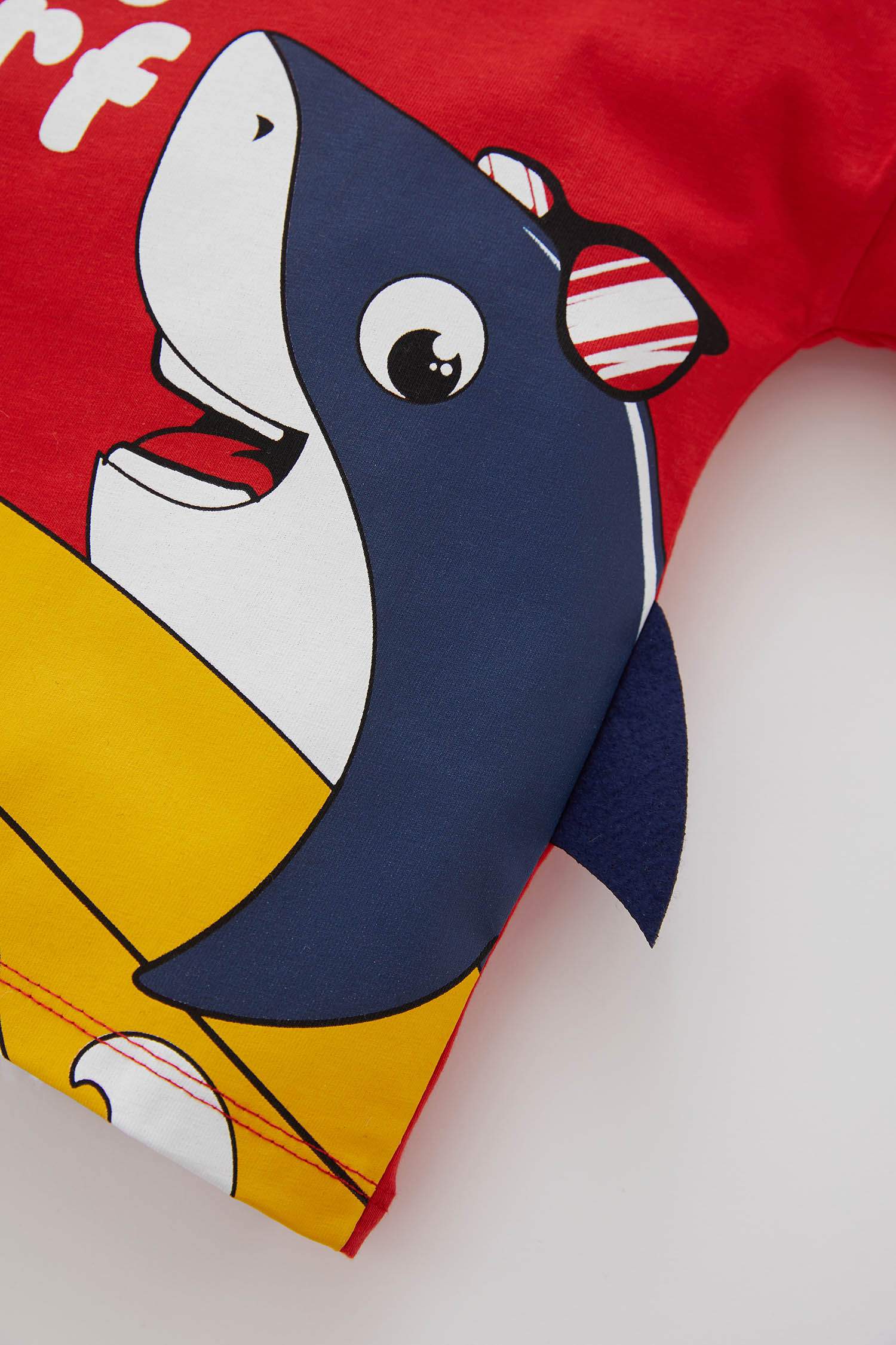 T-Shirt à Manches Courtes à Motif Animalier et à Col rond pour BéBé Garçon