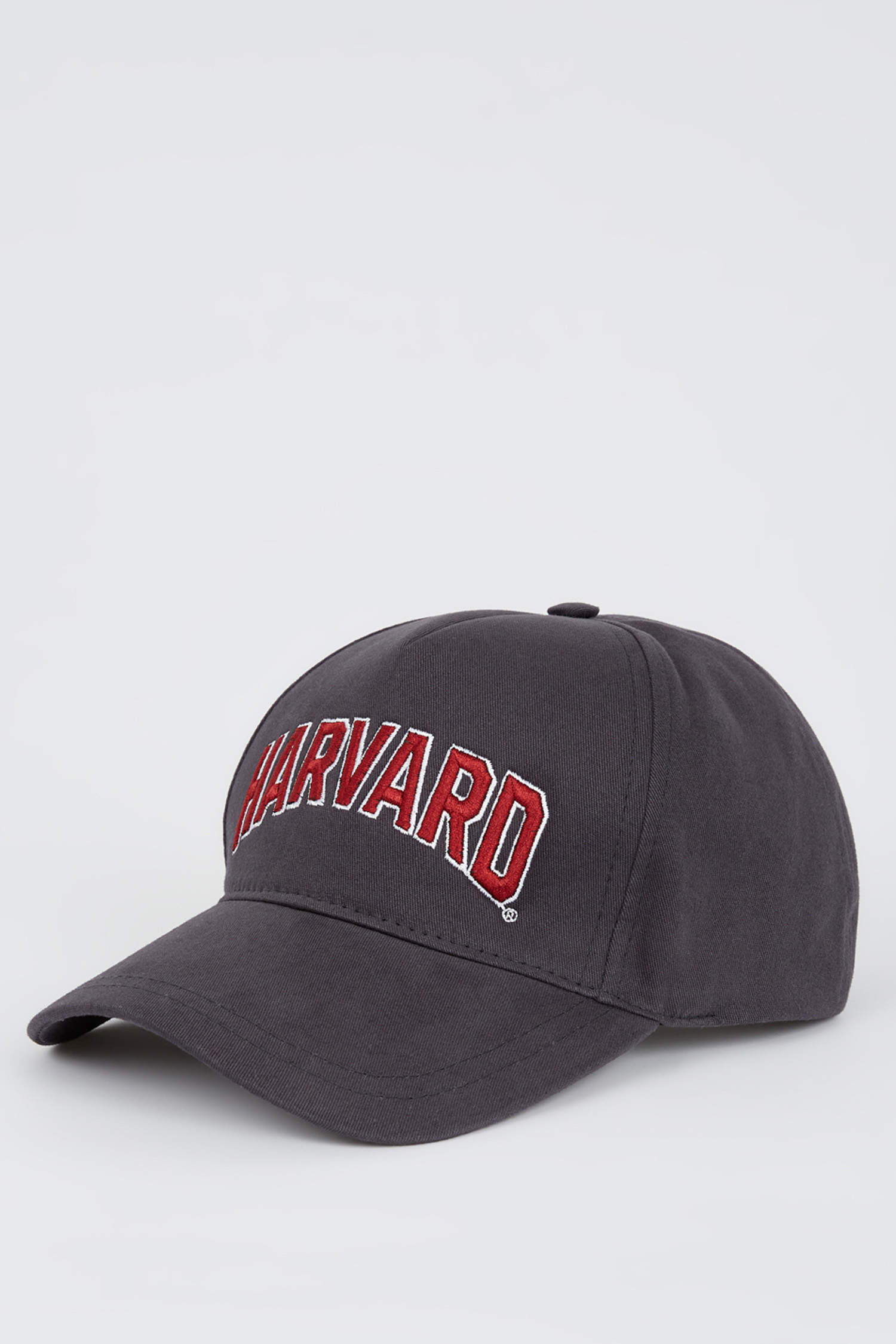 Defacto Erkek Harvard University Nakışlı Pamuklu Cap Şapka. 1