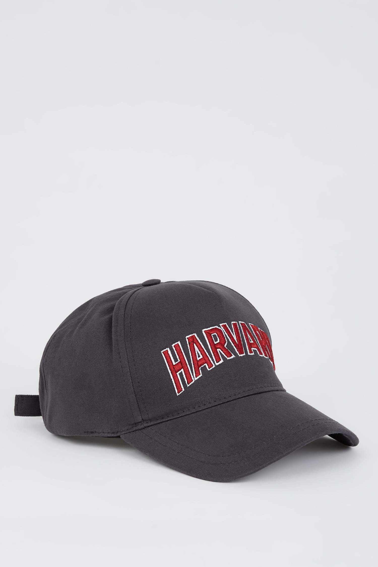 Defacto Erkek Harvard University Nakışlı Pamuklu Cap Şapka. 2