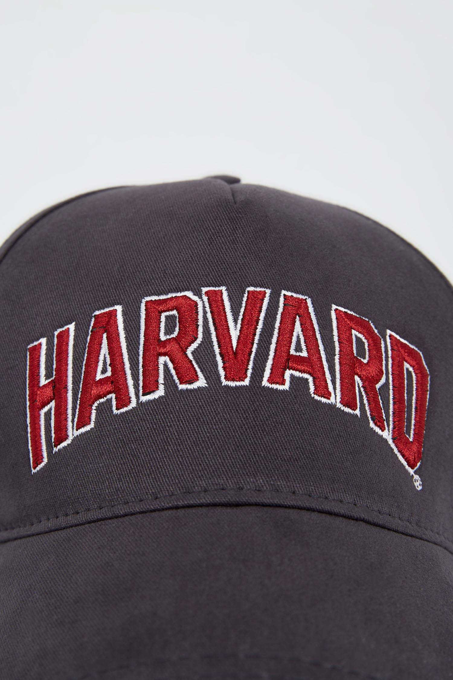 Defacto Erkek Harvard University Nakışlı Pamuklu Cap Şapka. 5