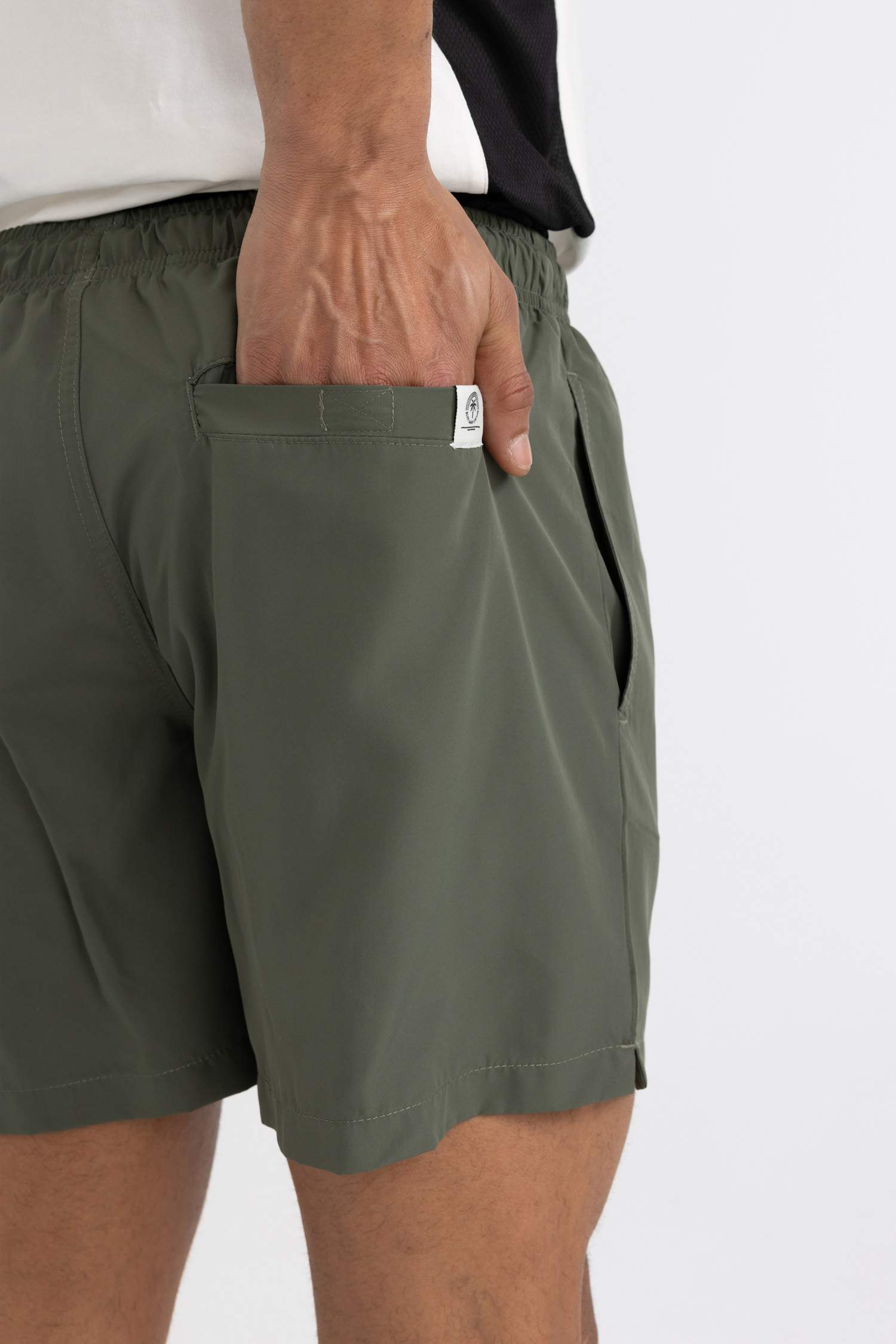 File Astarlı Kısa Boy Deniz Şortu