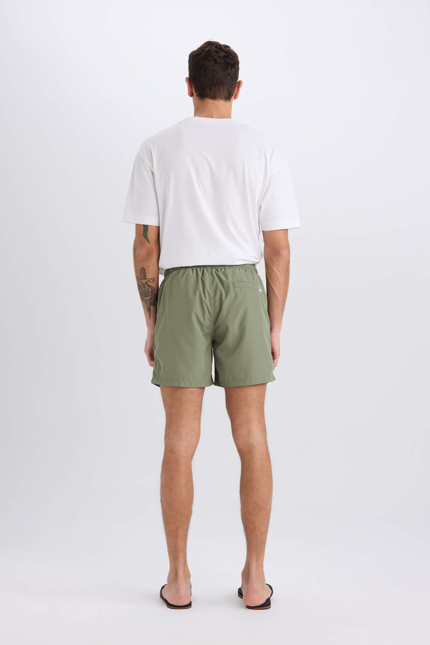 File Astarlı Hızlı Kuruyan Kısa Boy Deniz Şortu