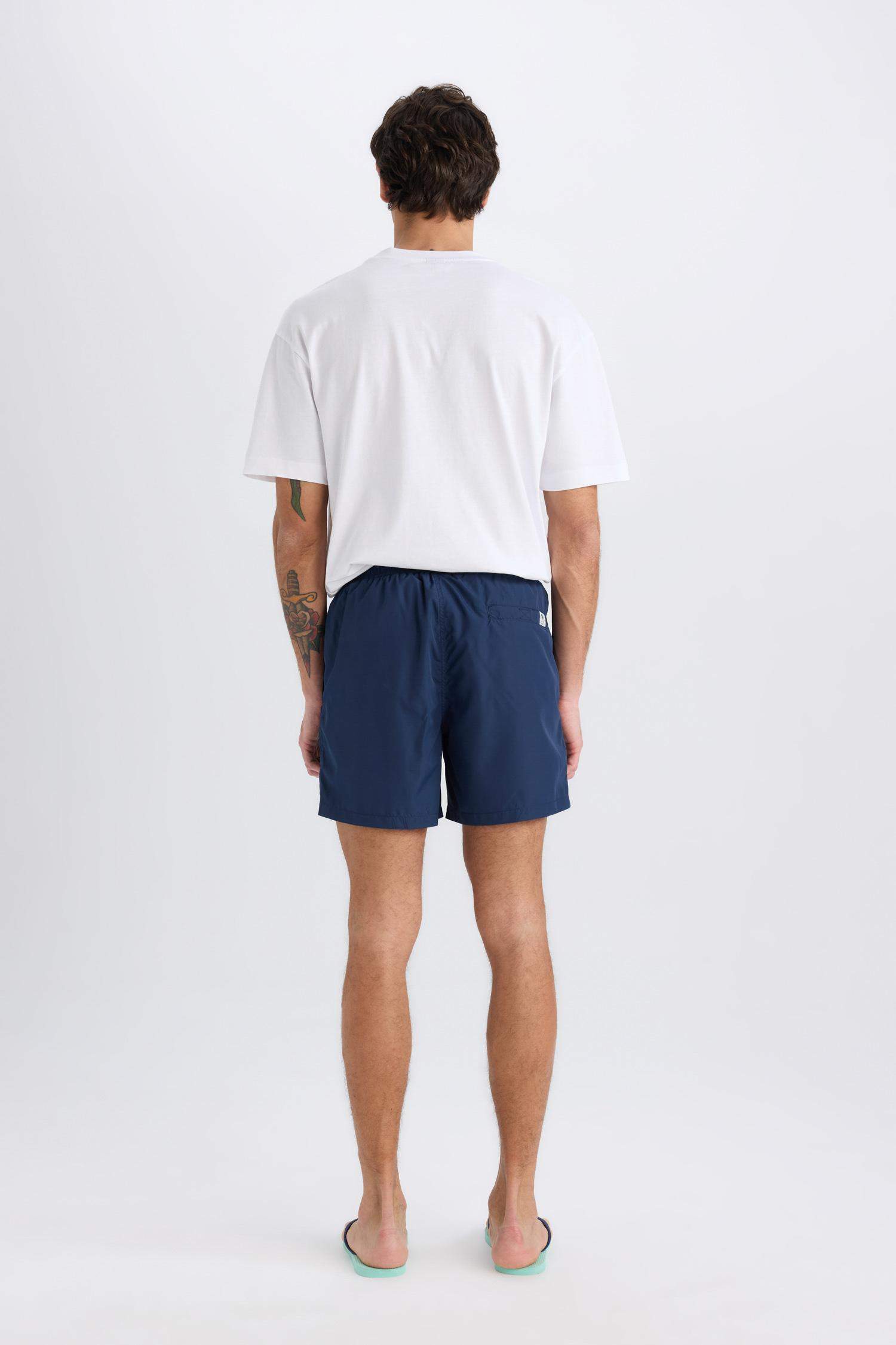 File Astarlı Hızlı Kuruyan Kısa Boy Deniz Şortu