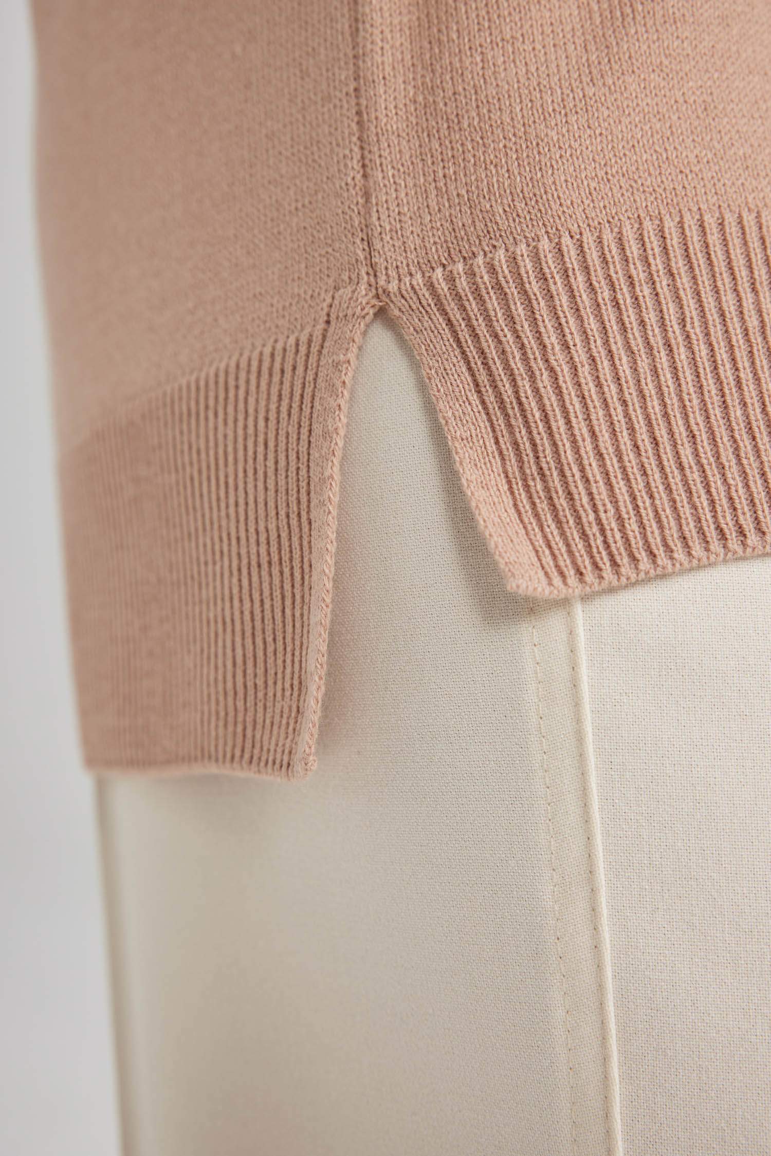 Relax Fit Crew Neck Basic Knitted Pullover