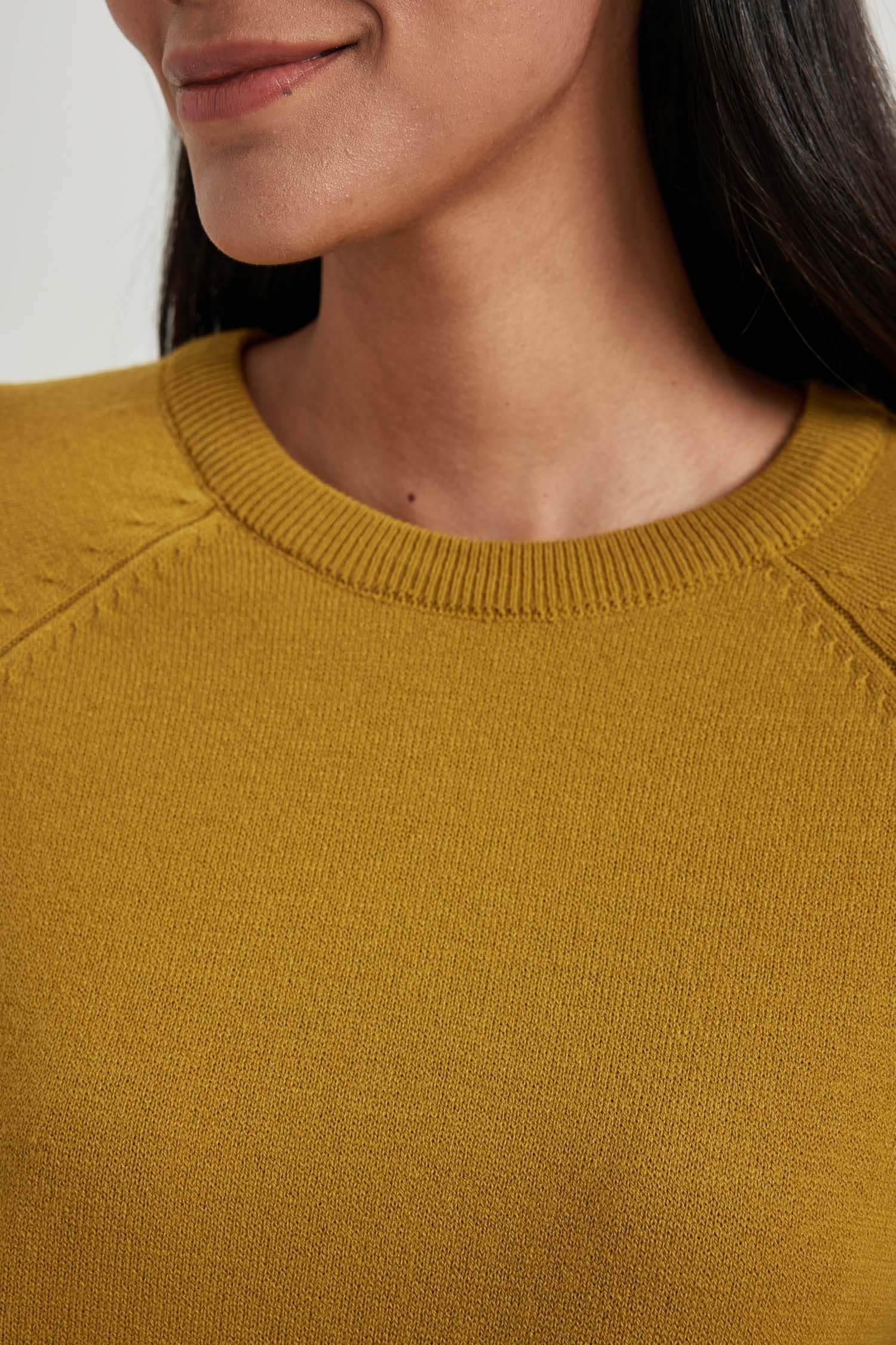 Relax Fit Crew Neck Basic Knitted Pullover