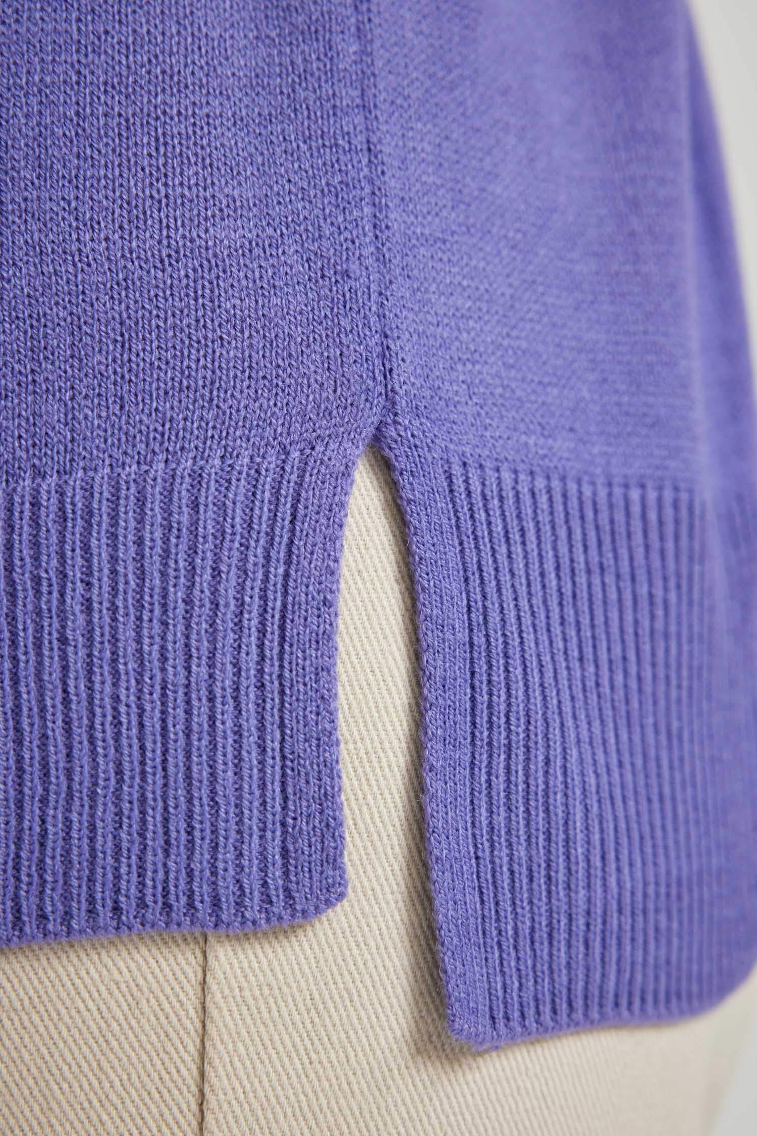 Relax Fit Crew Neck Basic Knitted Pullover