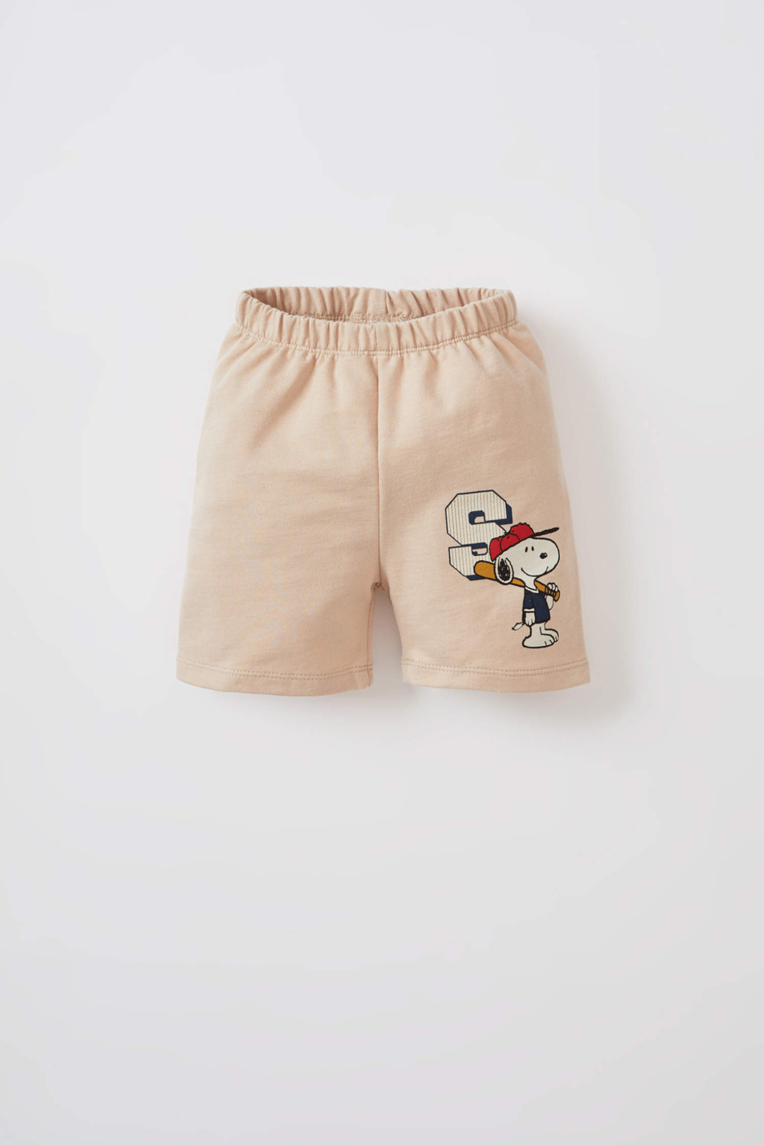 Defacto Erkek Bebek Snoopy Lisanslı Regular Fit Sweatshirt Kumaşı Şort. 3