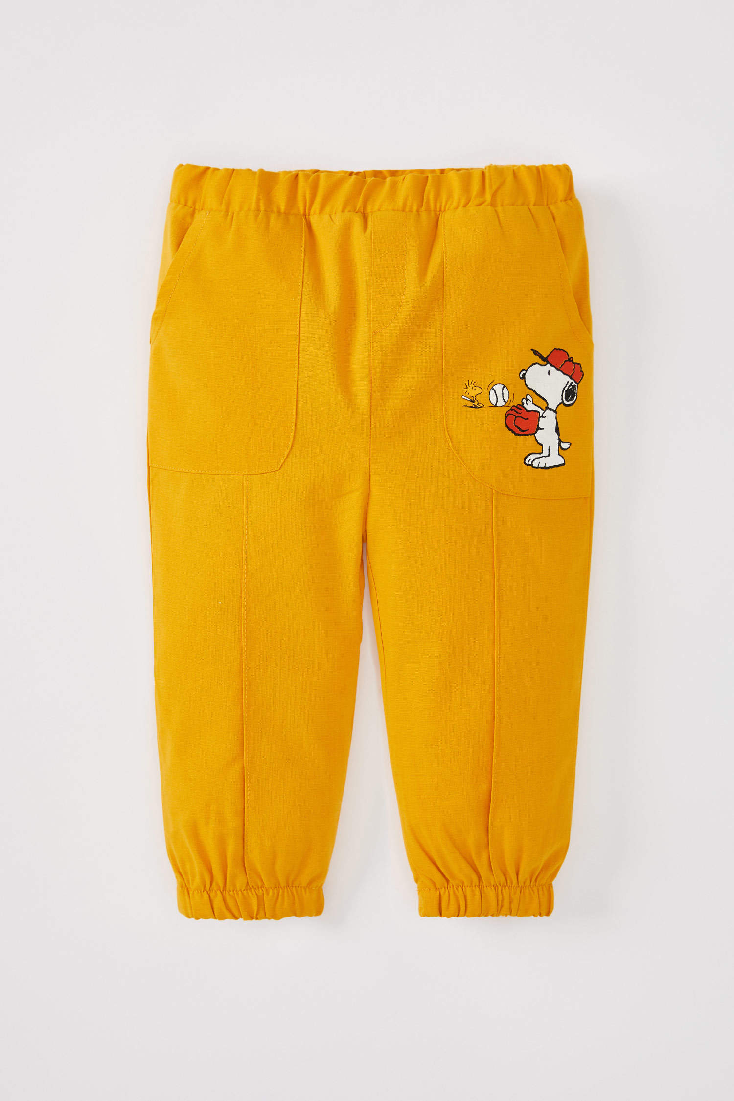 Defacto Erkek Bebek Snoopy Uzun Kollu Tişört Pantolon 2'li Takım. 3