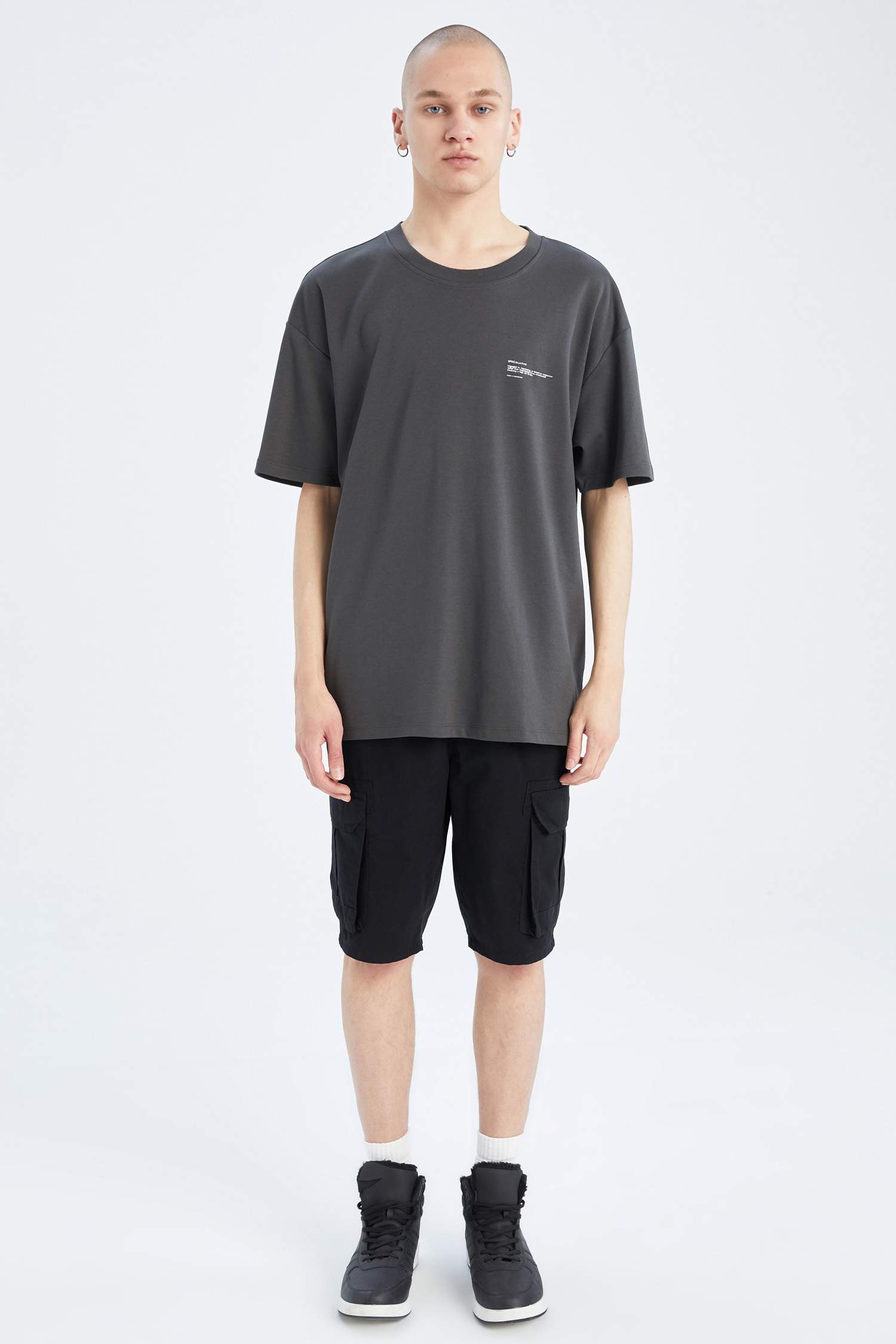 T-shirt Cool Boxy Fit à col ras du cou imprimé