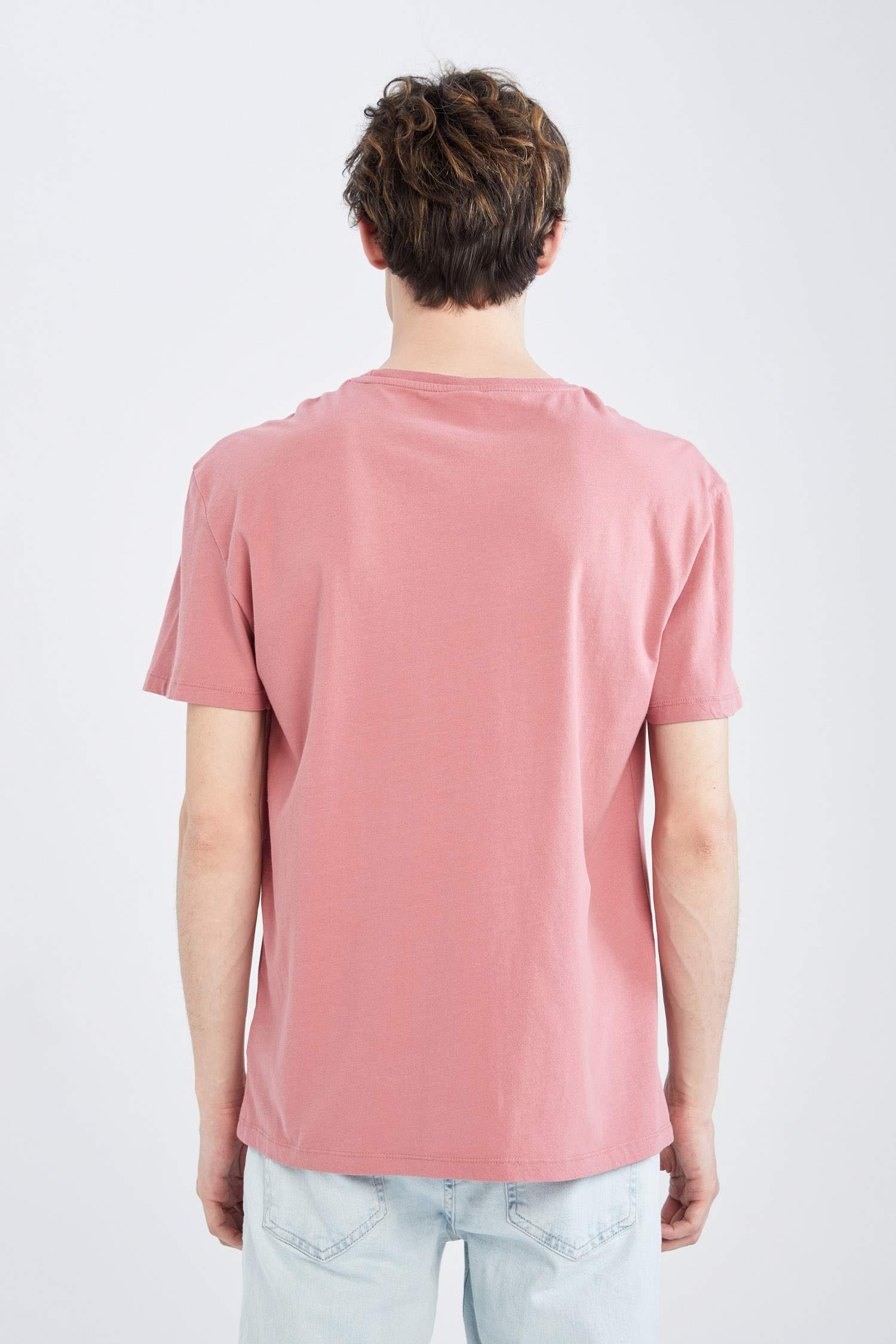 Regular Fit Short Sleeve Slogan Print T-Shirt