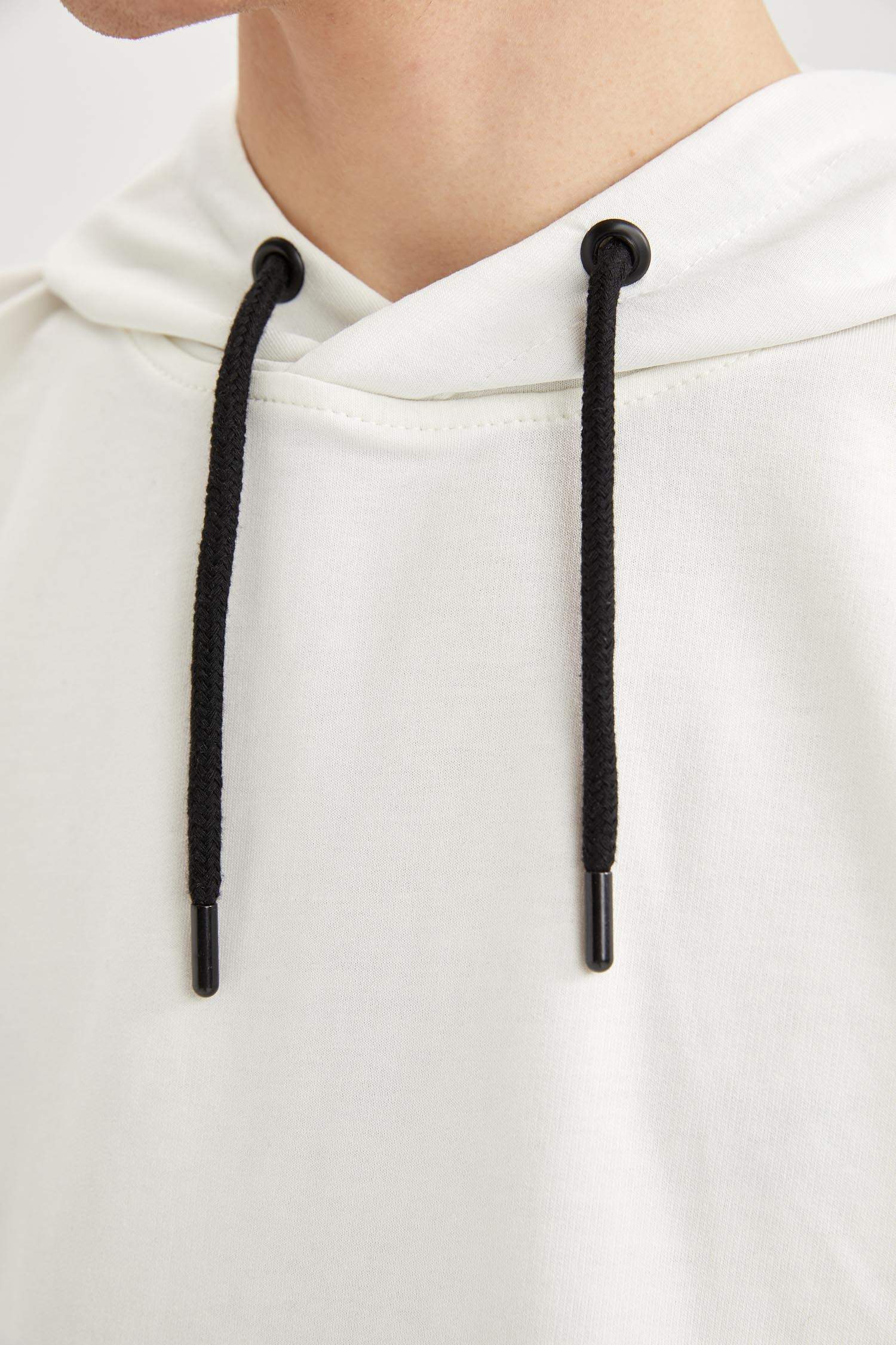 Coool Oversize Fit Hooded Kangaroo Pocket Sleeveless Cotton Combed T-Shirt