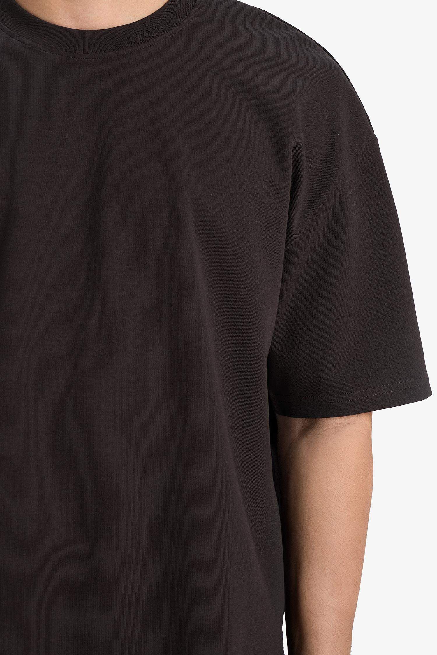 Оверсайз, свободный крой, круглый вырез, футболка с коротким рукавом