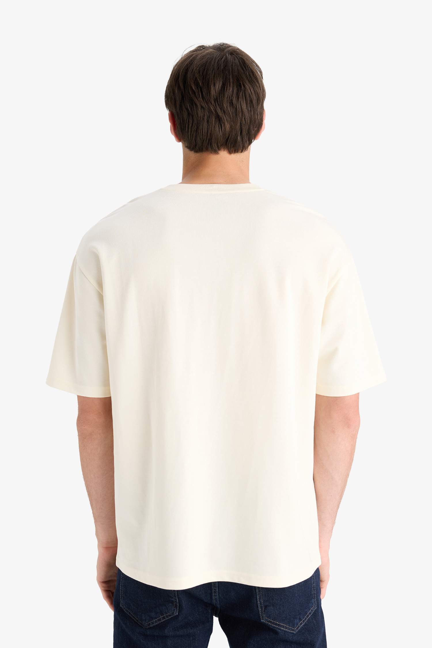 Oversize Fit Crew Neck Short Sleeve T-Shirt