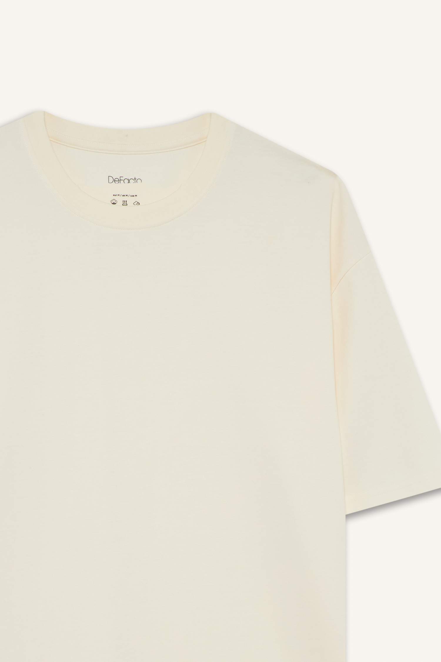 Oversize Fit Crew Neck Short Sleeve T-Shirt