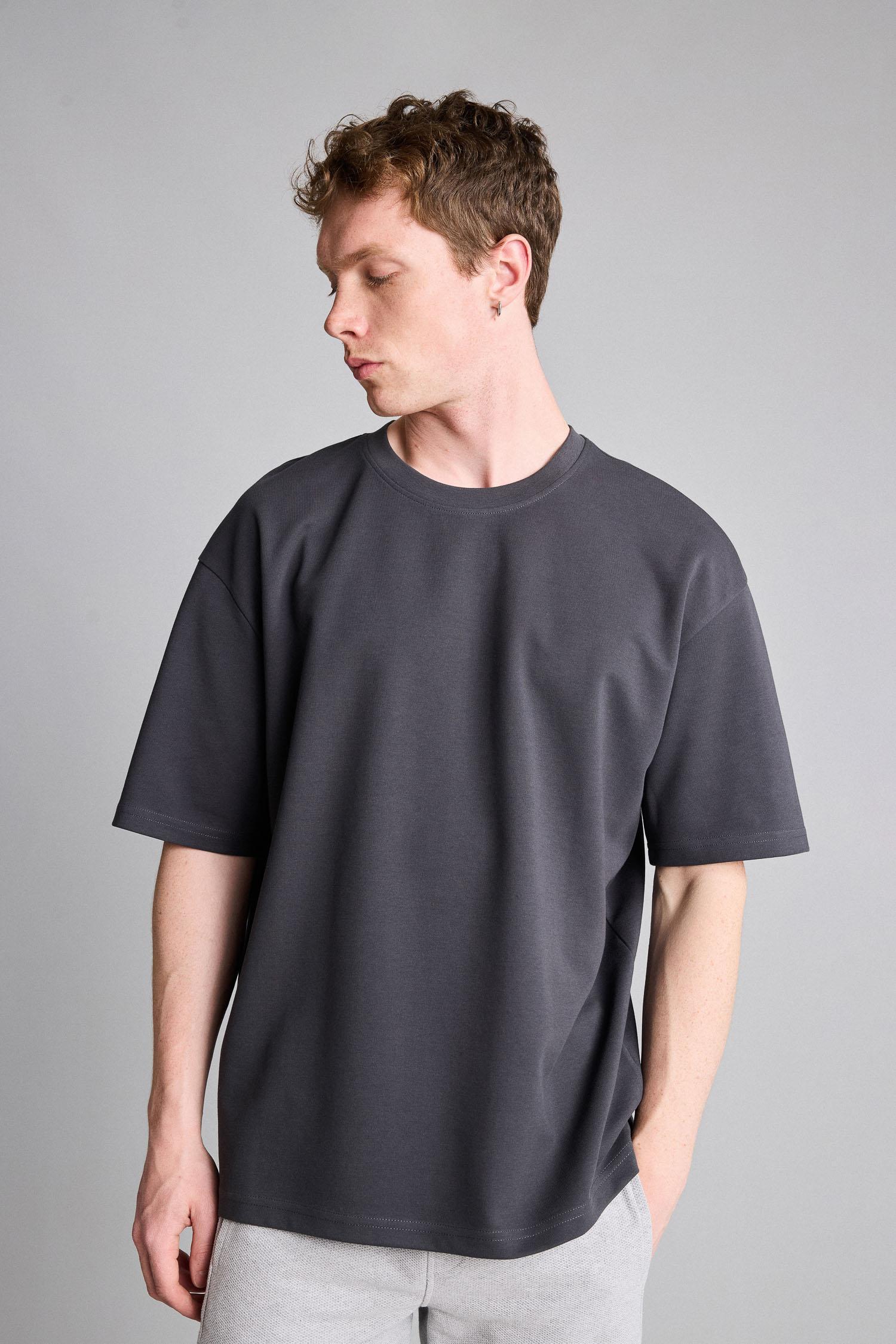 DeFacto Kırışmaz Oversize Pamuklu Tişört görsel 4