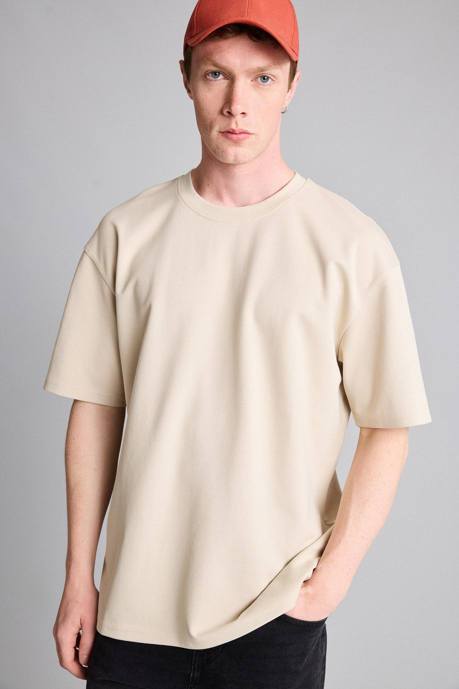 DeFacto Kırışmaz Oversize Pamuklu Tişört