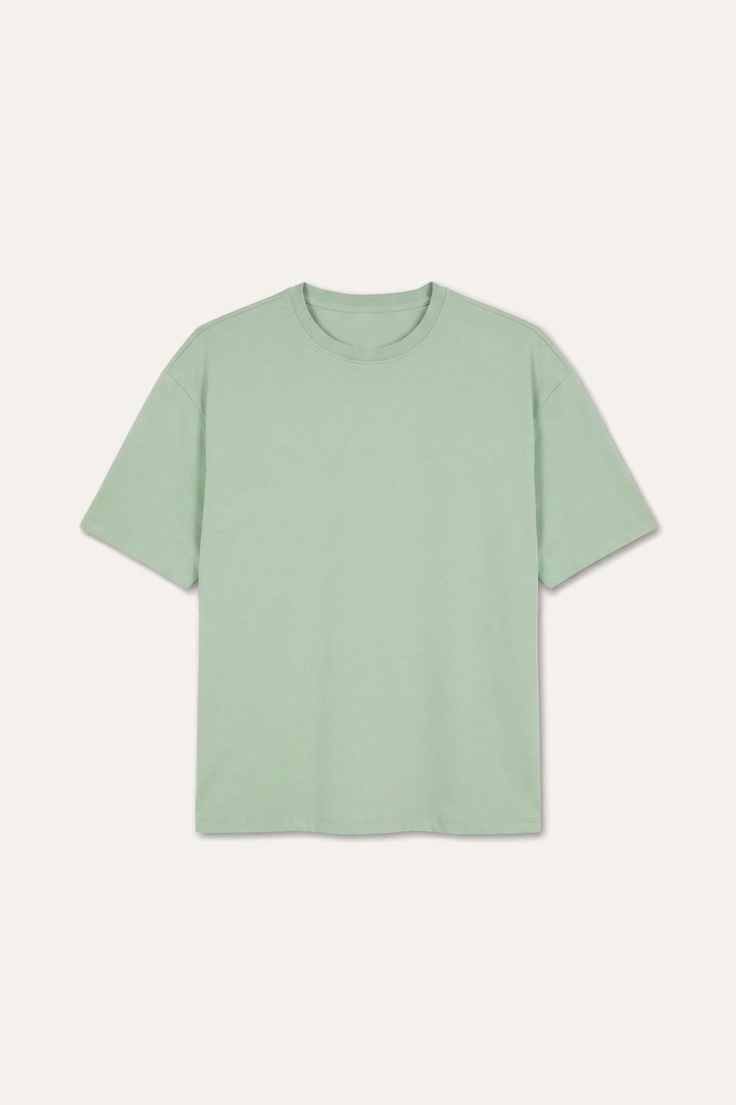 DeFacto Kırışmaz Oversize Pamuklu Tişört görsel 7
