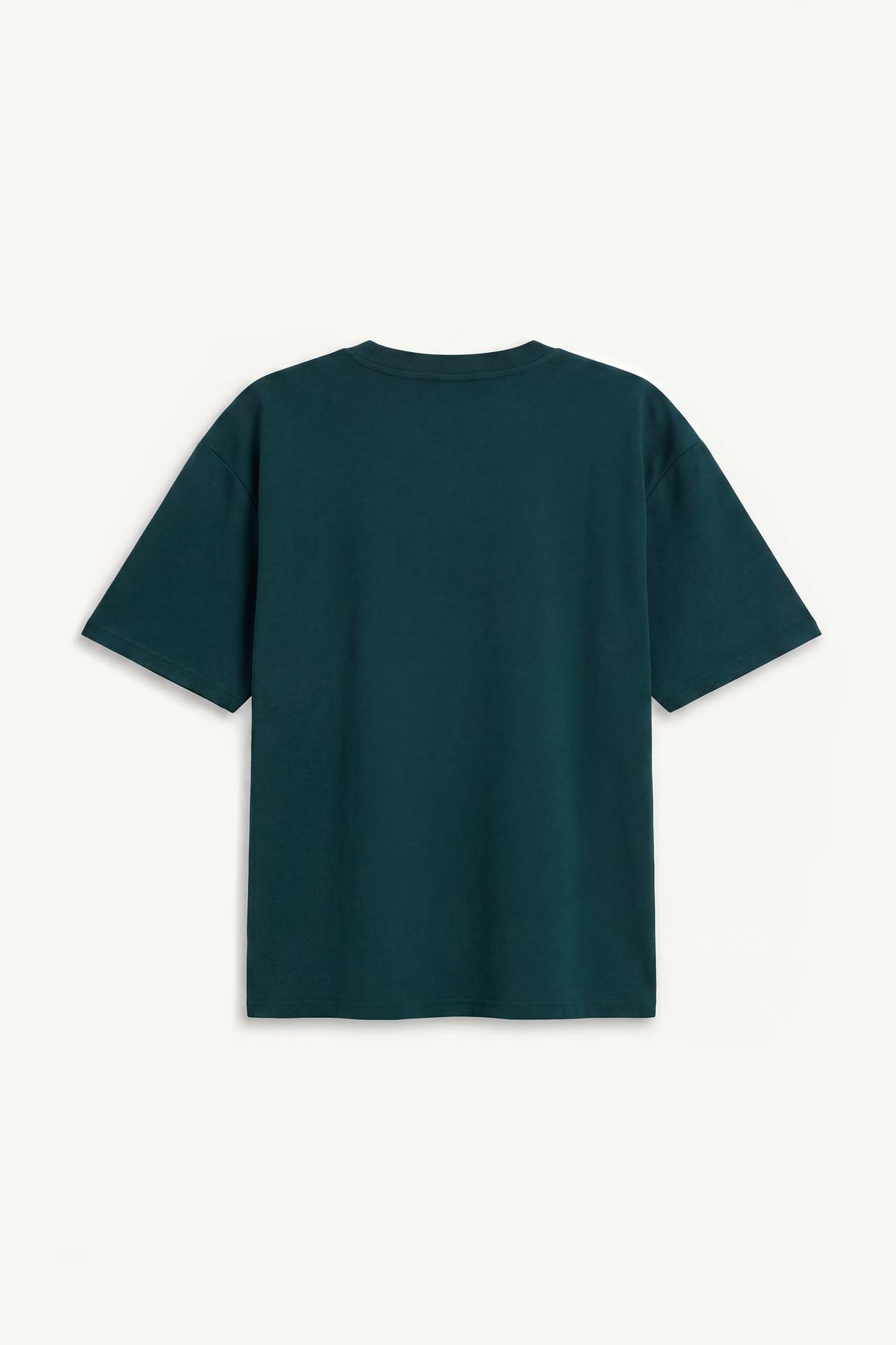 DeFacto Kırışmaz Oversize Pamuklu Tişört görsel 8