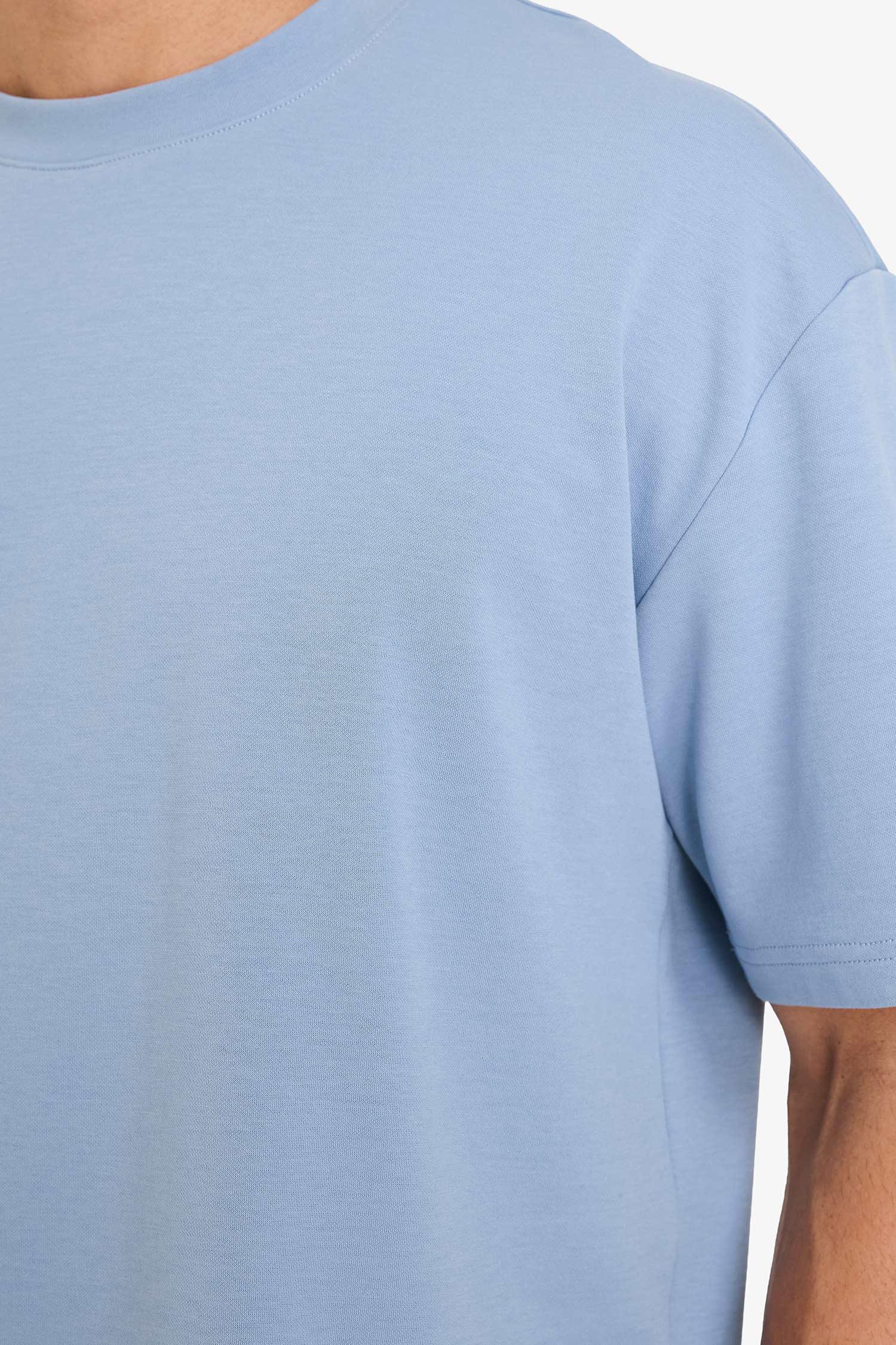 DeFacto Kırışmaz Oversize Pamuklu Tişört görsel 4