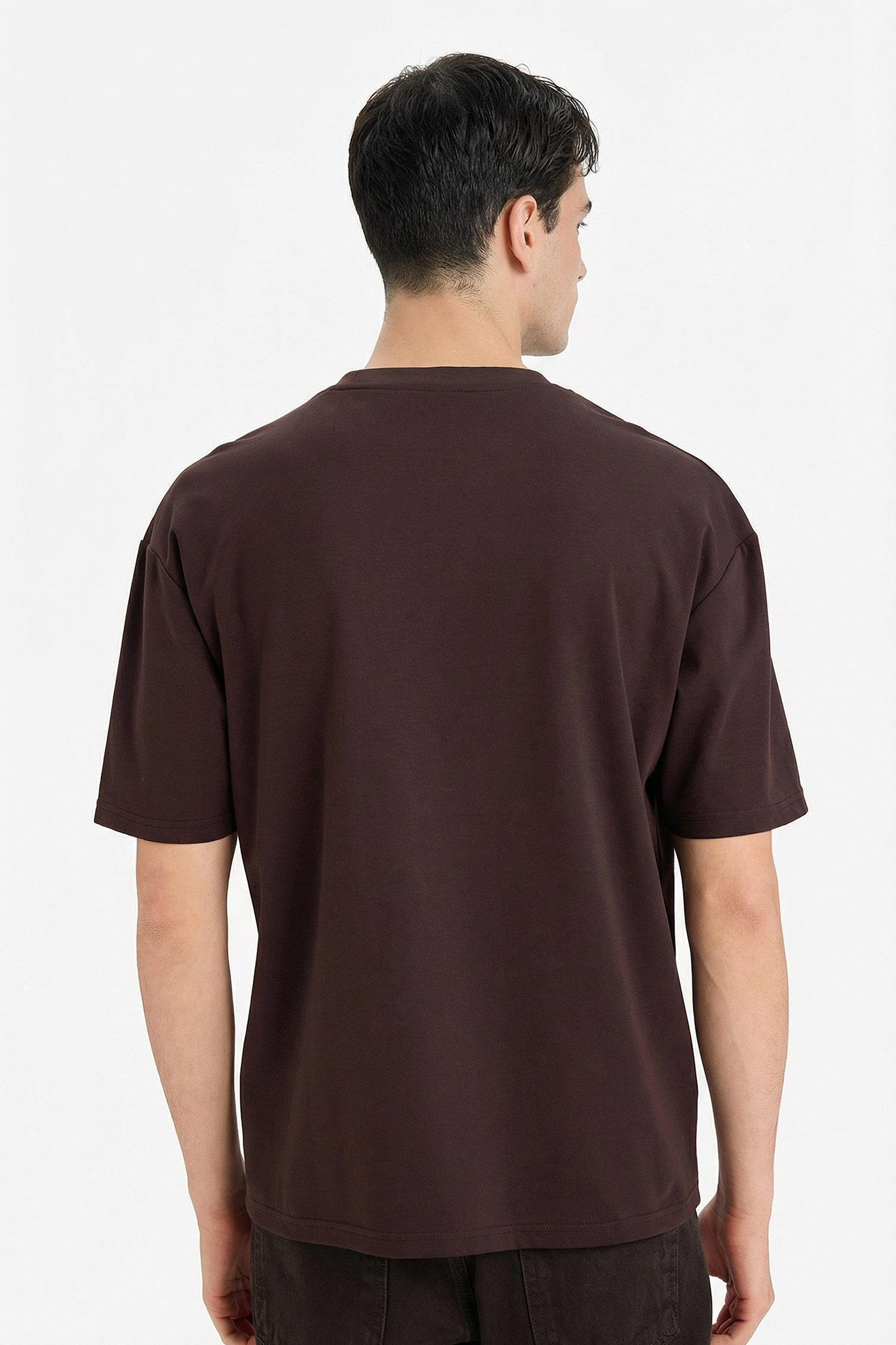 DeFacto Kırışmaz Oversize Pamuklu Tişört görsel 6