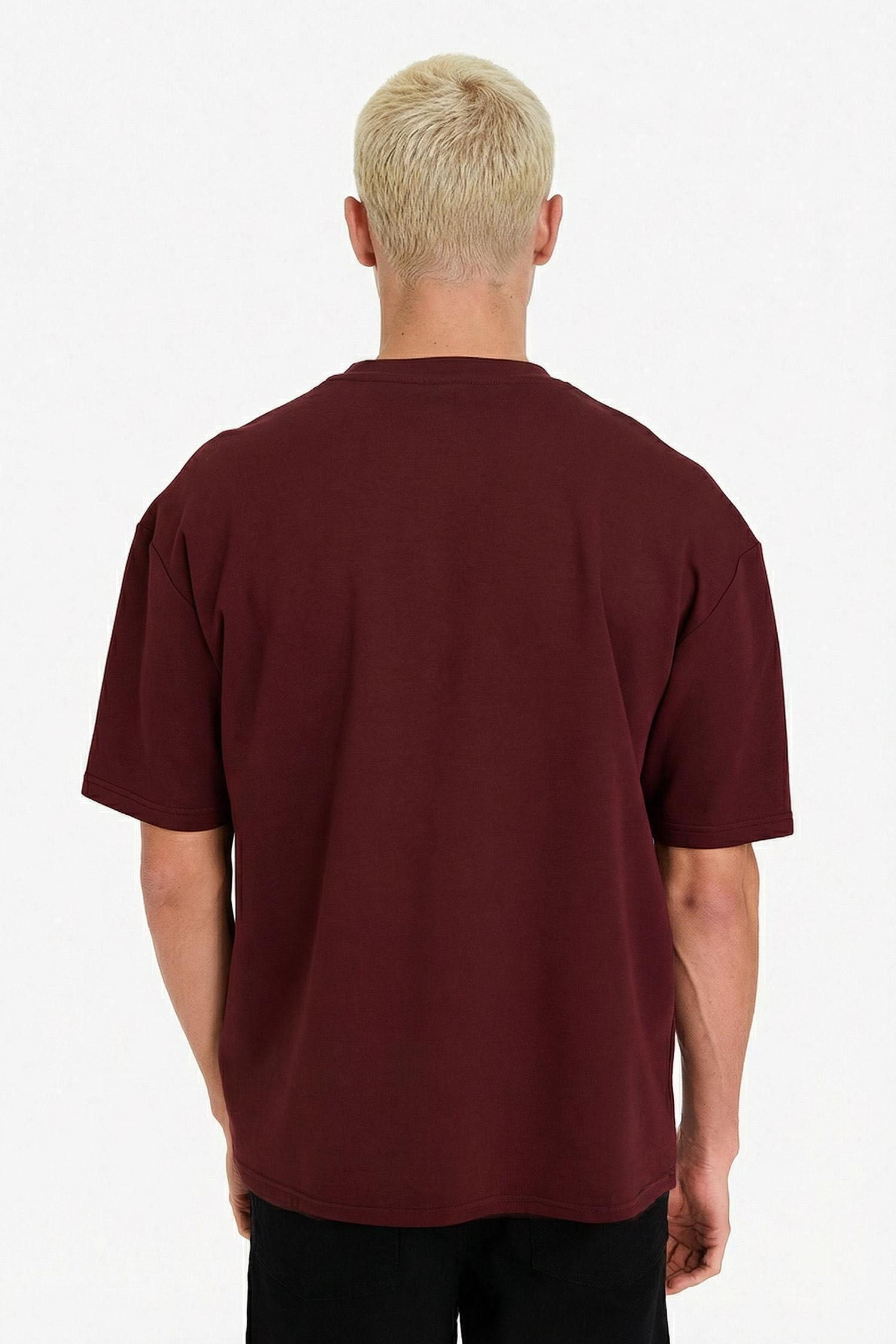 DeFacto Kırışmaz Oversize Pamuklu Tişört görsel 6