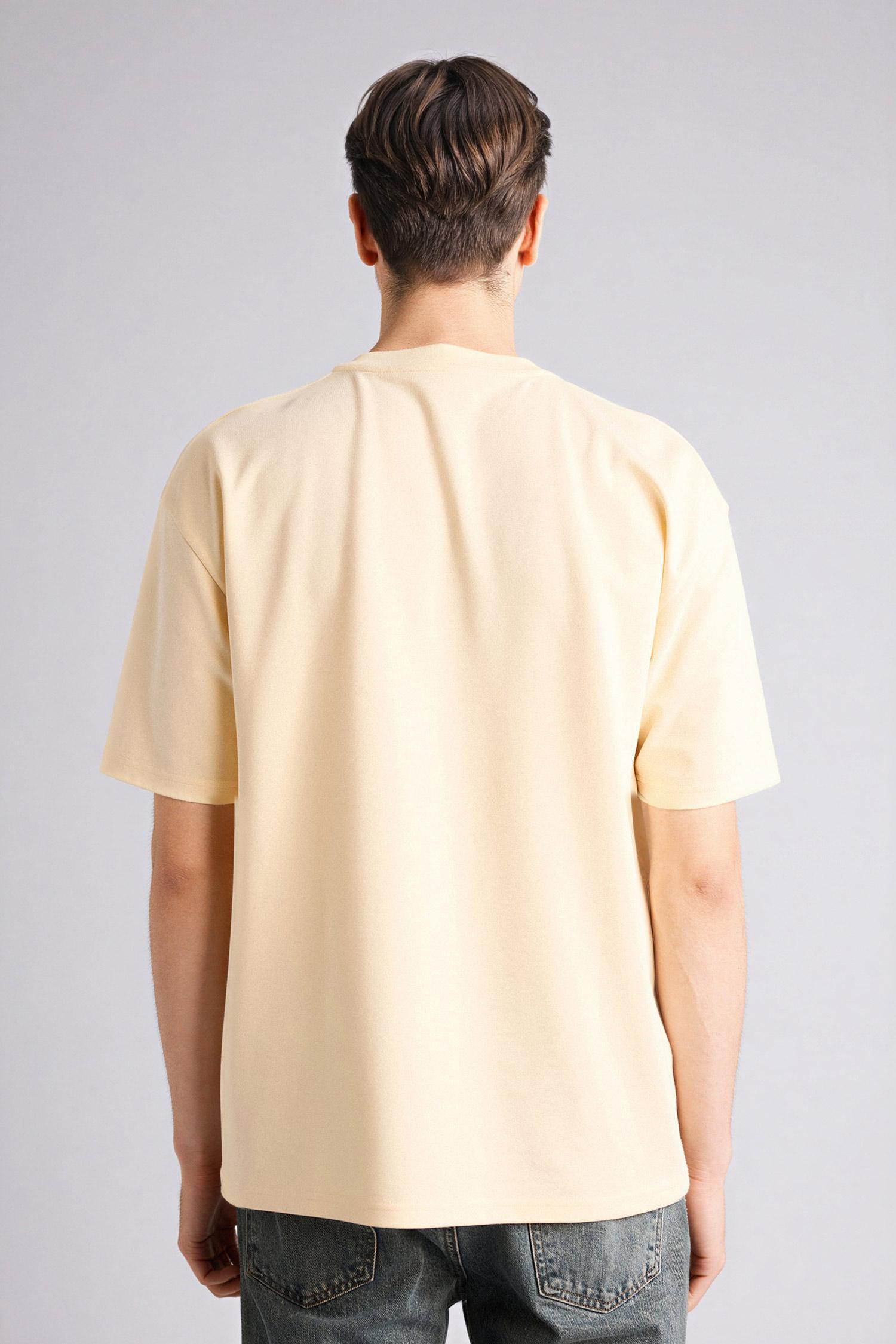 DeFacto Kırışmaz Oversize Pamuklu Tişört görsel 6