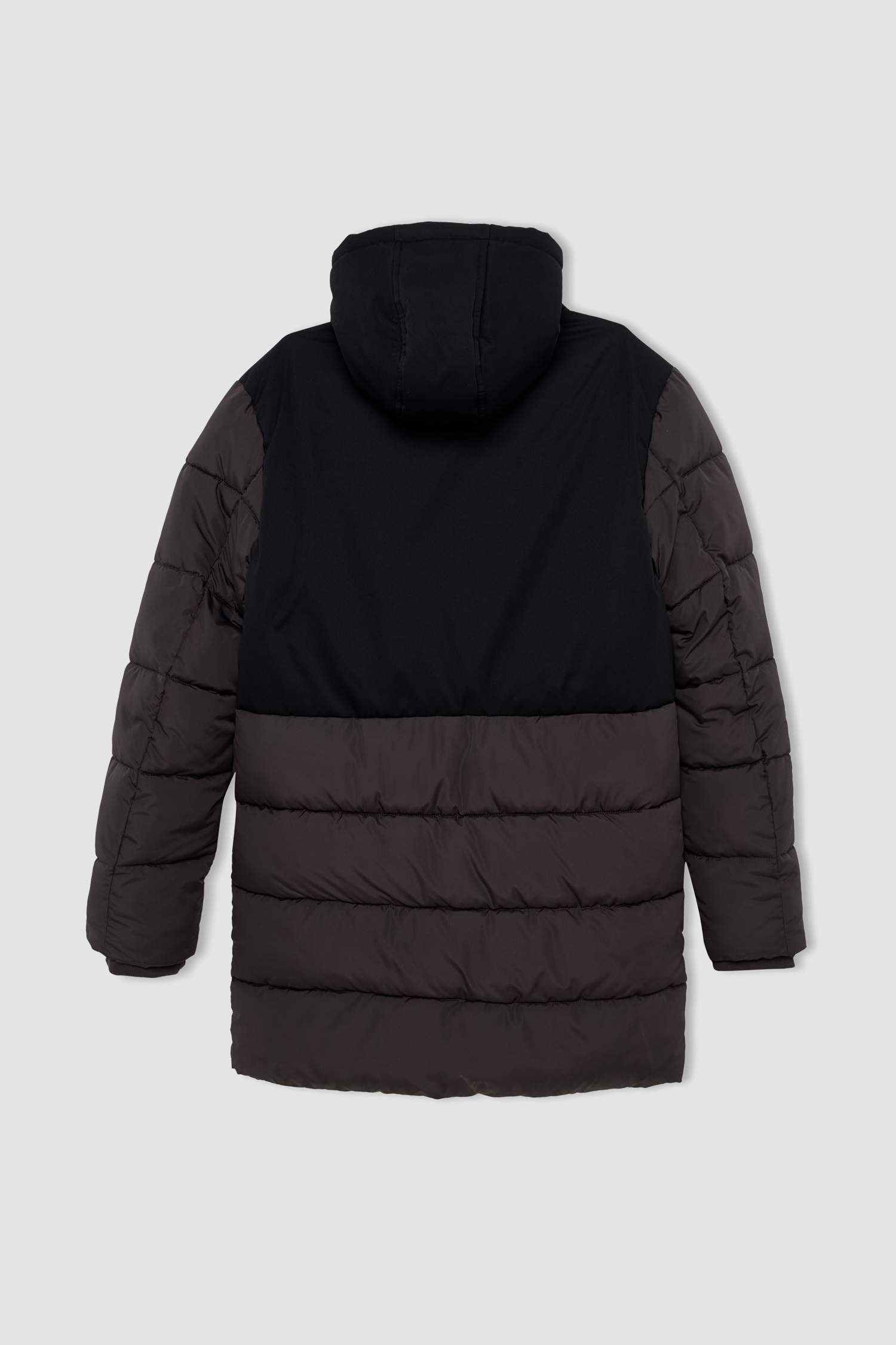 Su Geçirmez Rüzgar Geçirmez Slim Fit Kapüşonlu Suni Kürklü Mont