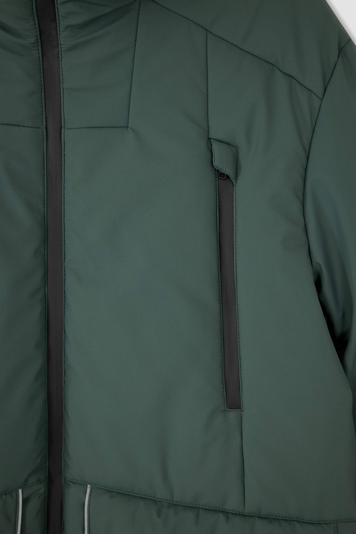 Su Geçirmez Rüzgar Geçirmez Kapüşonlu Suni Kürklü Mont