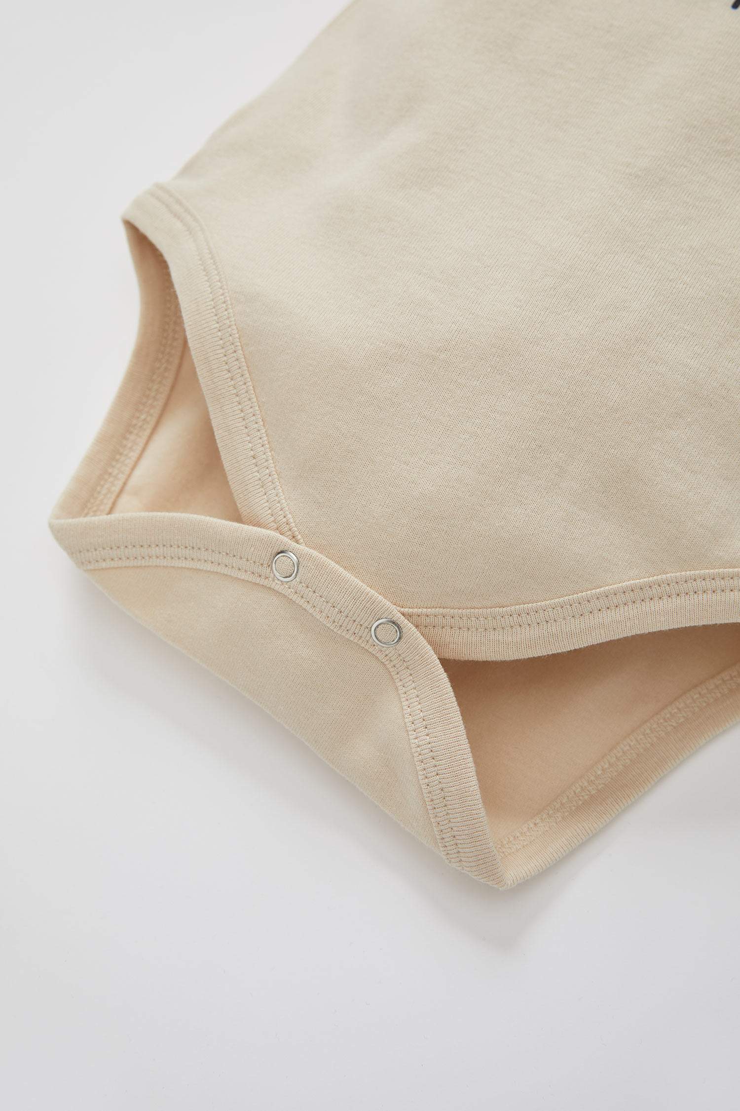 Боди с принтом с длинным рукавом для новорожденных