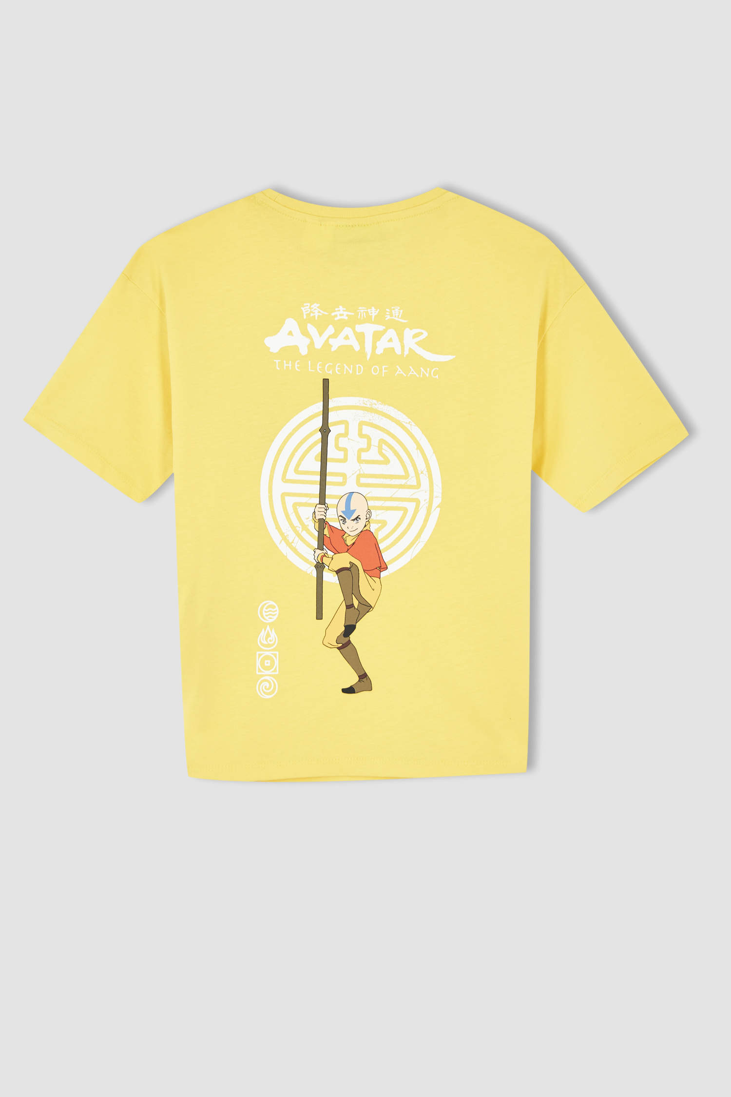 Defacto Erkek Çocuk Avatar The Last Airbender Relax Fit Bisiklet Yaka Pamuklu Kısa Kollu Tişört. 5