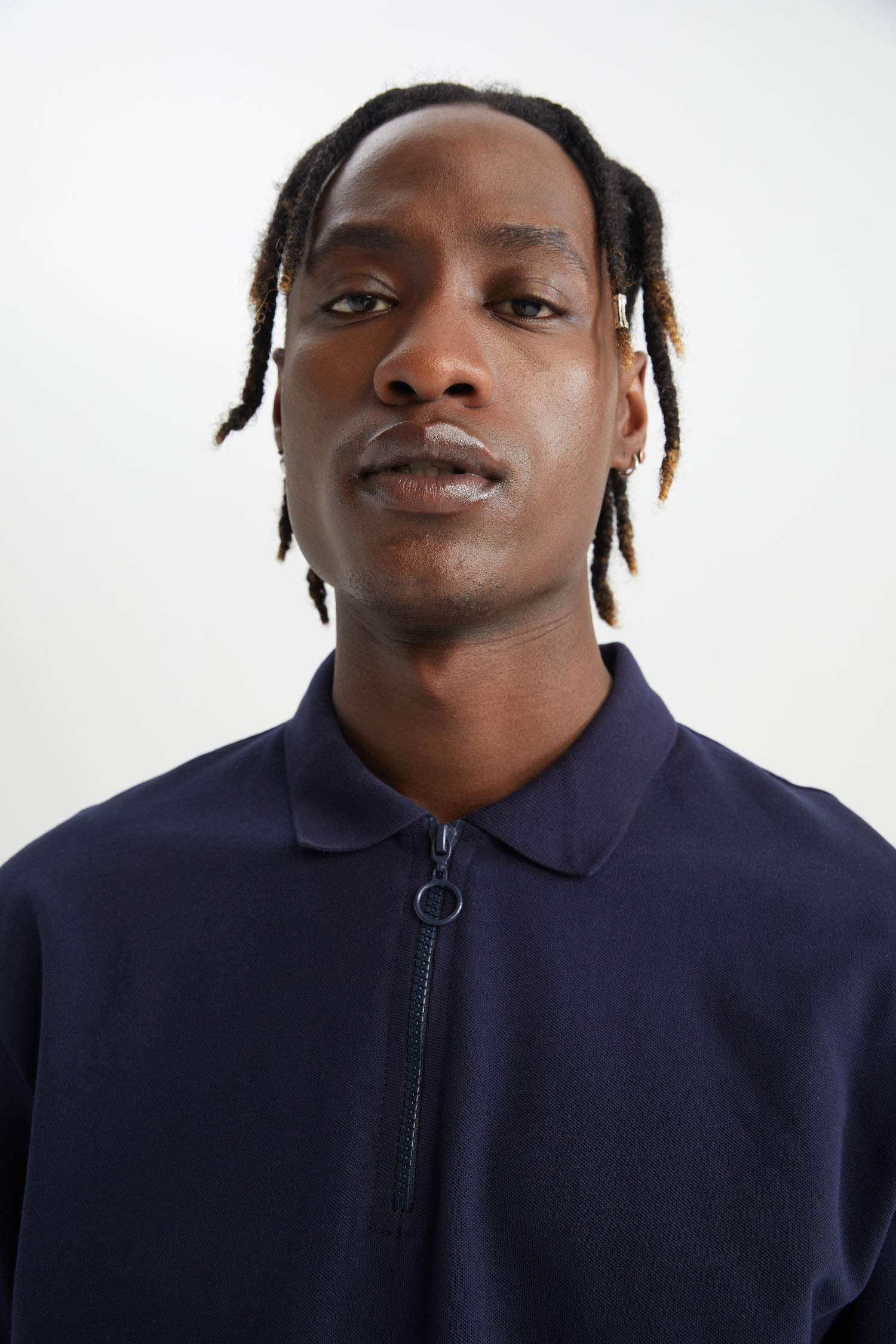 Футболка поло свободного кроя